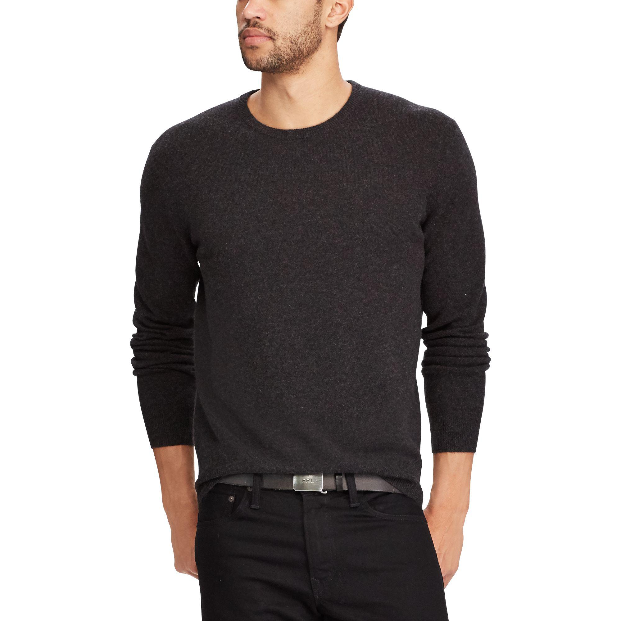 Polo Ralph Lauren Washable Cashmere Sweater in Anthracite Heather ...