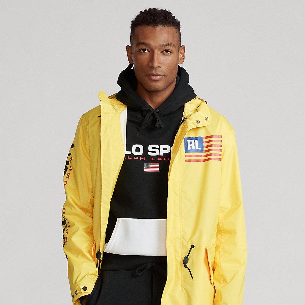 yellow polo coat
