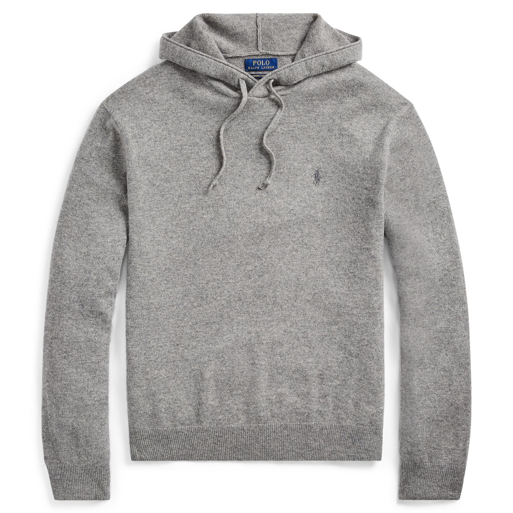 Ralph Lauren Washable Cashmere Sweater in Gray for Men - Lyst