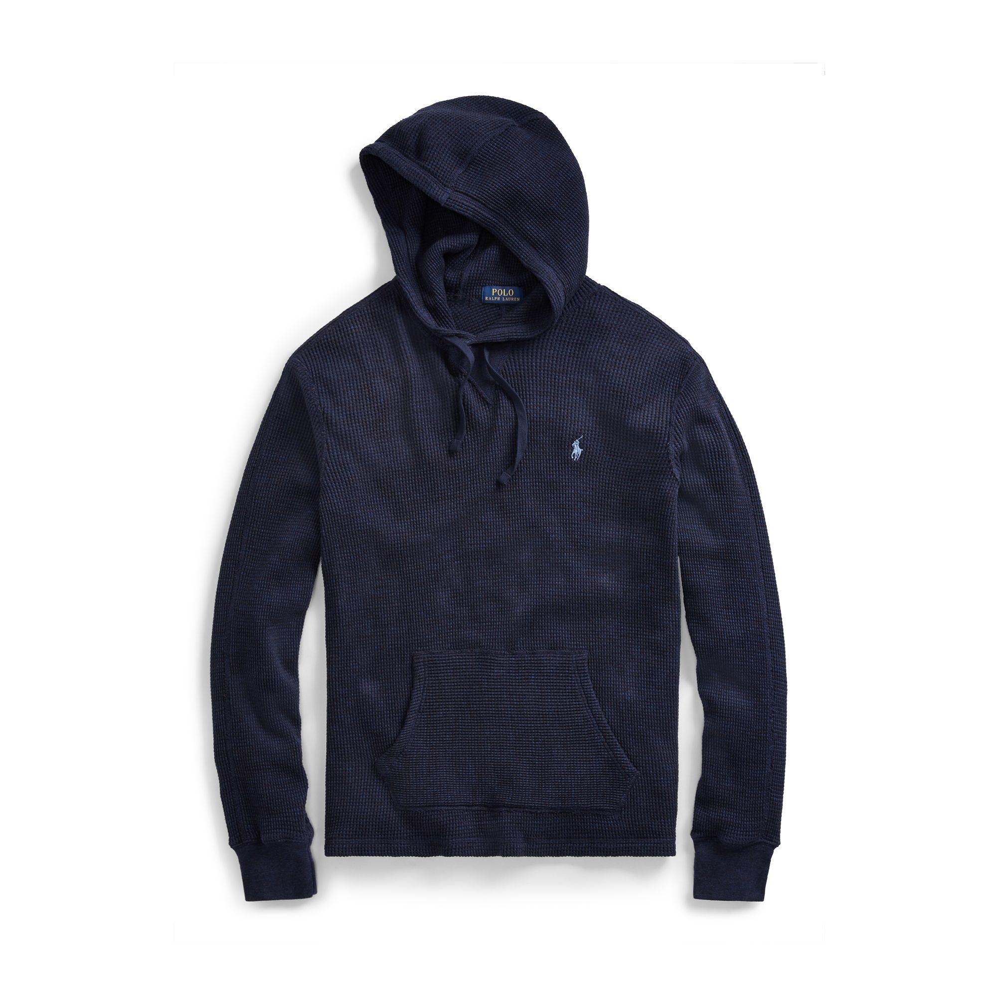 ralph lauren waffle knit hoodie