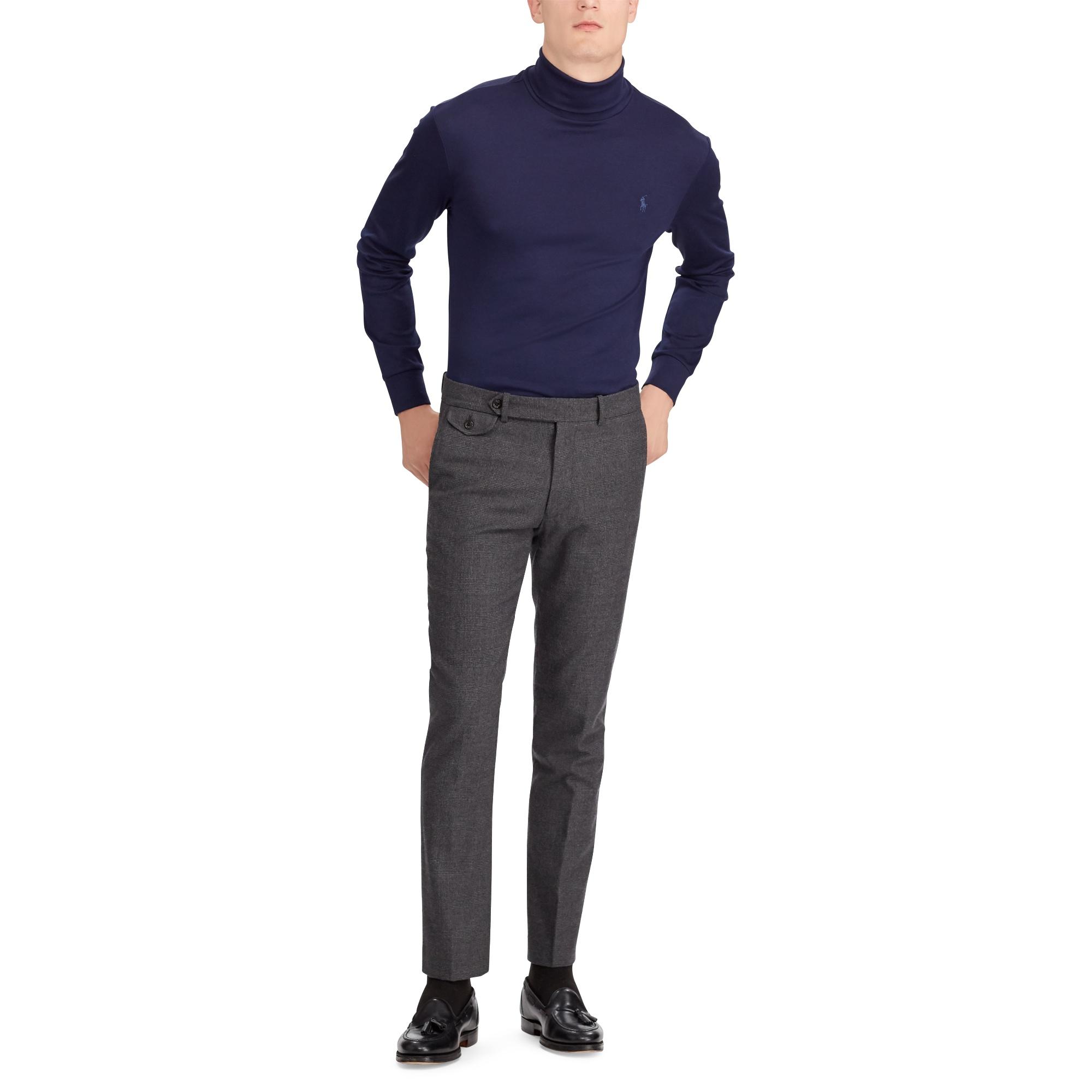 ralph lauren soft cotton turtleneck