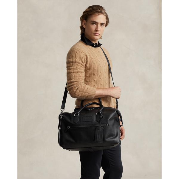 Polo ralph lauren pebbled leather briefcase online