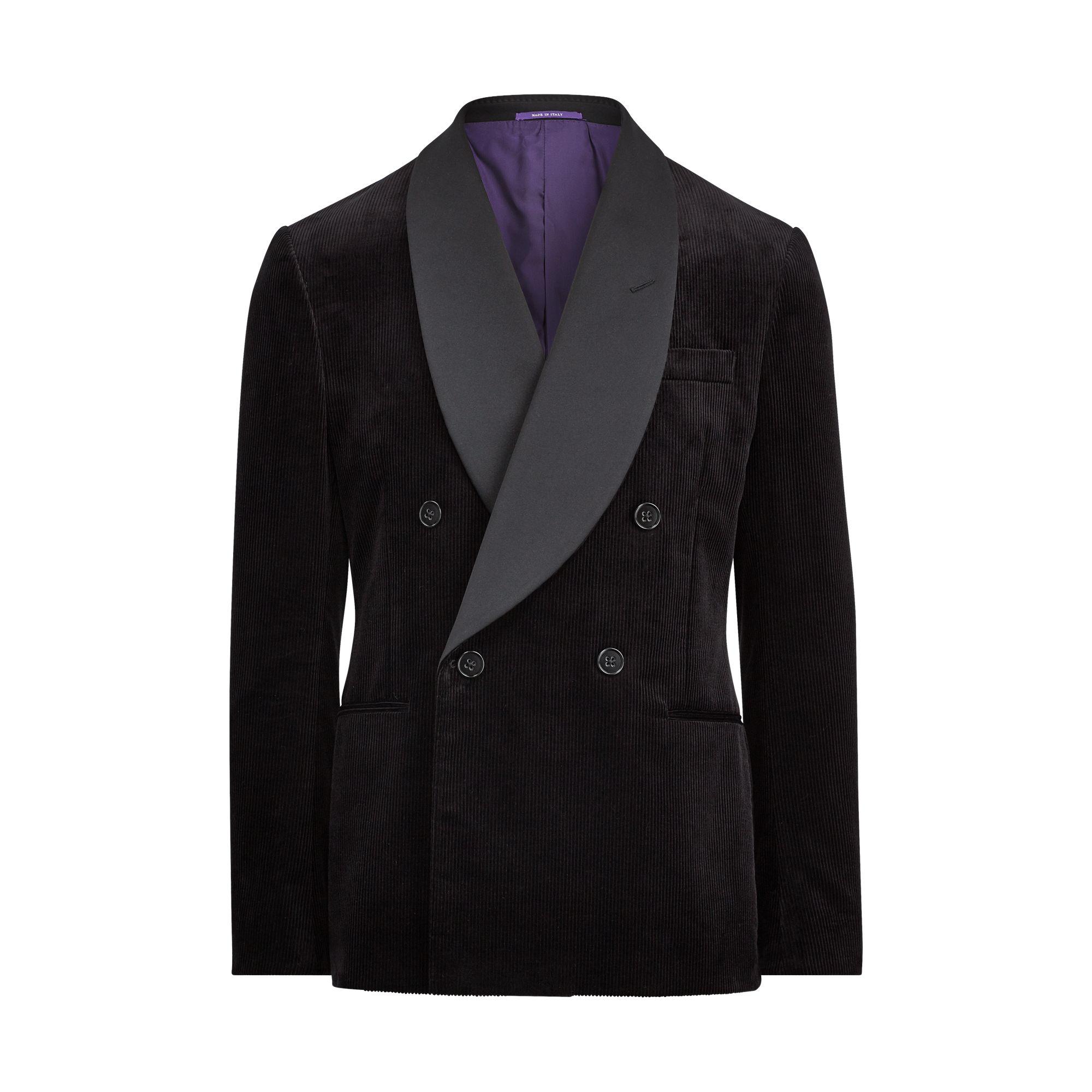 Ralph Lauren Purple Label Corduroy Gregory Velvet Tuxedo Jacket in ...