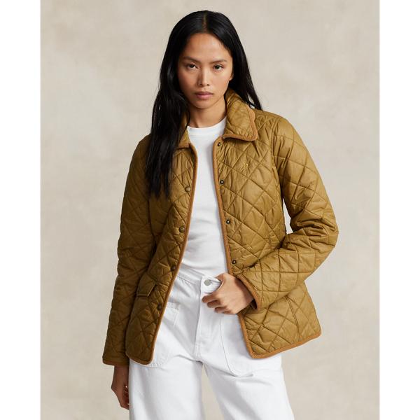 Polo quilted jacket womens sale