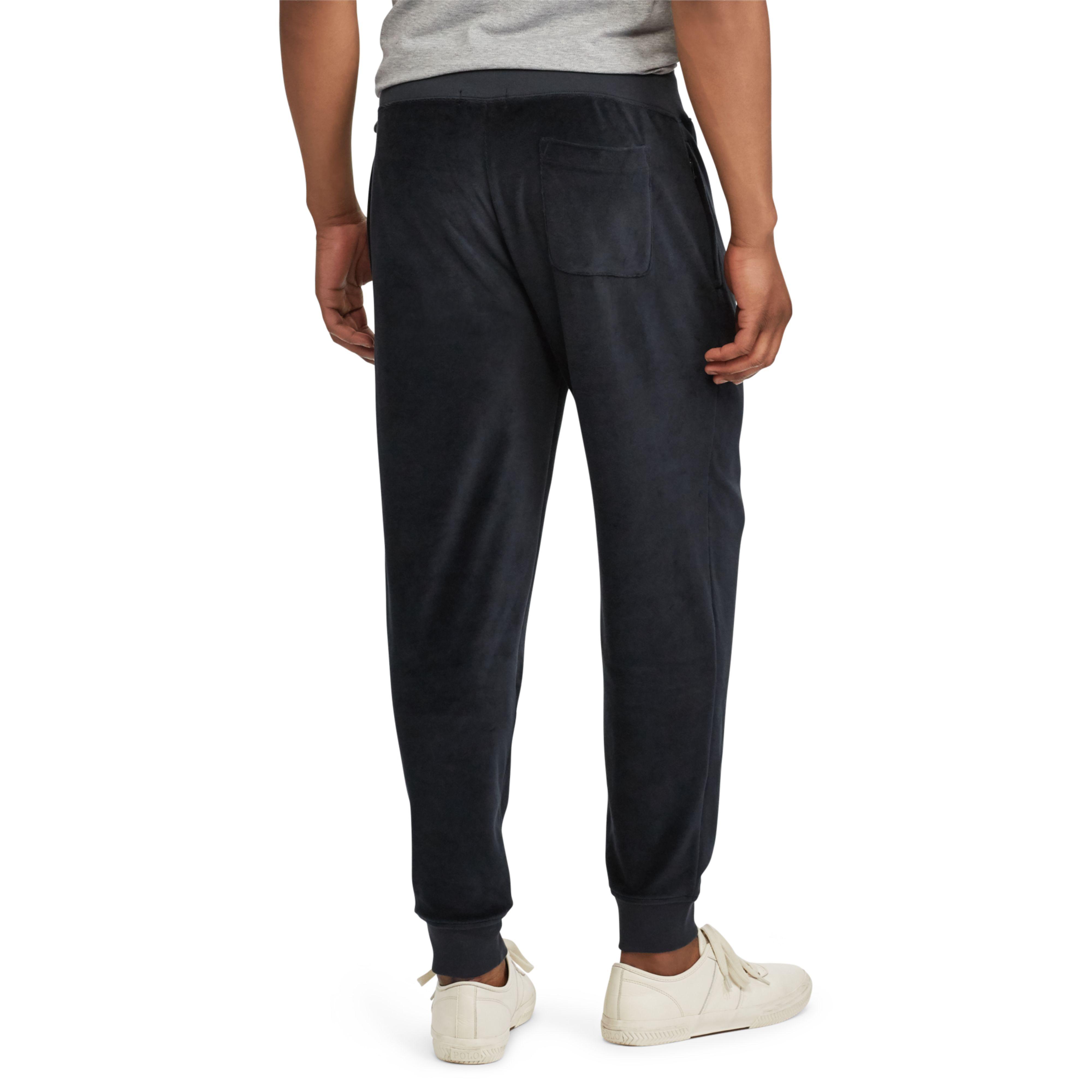 polo velour tracksuit mens