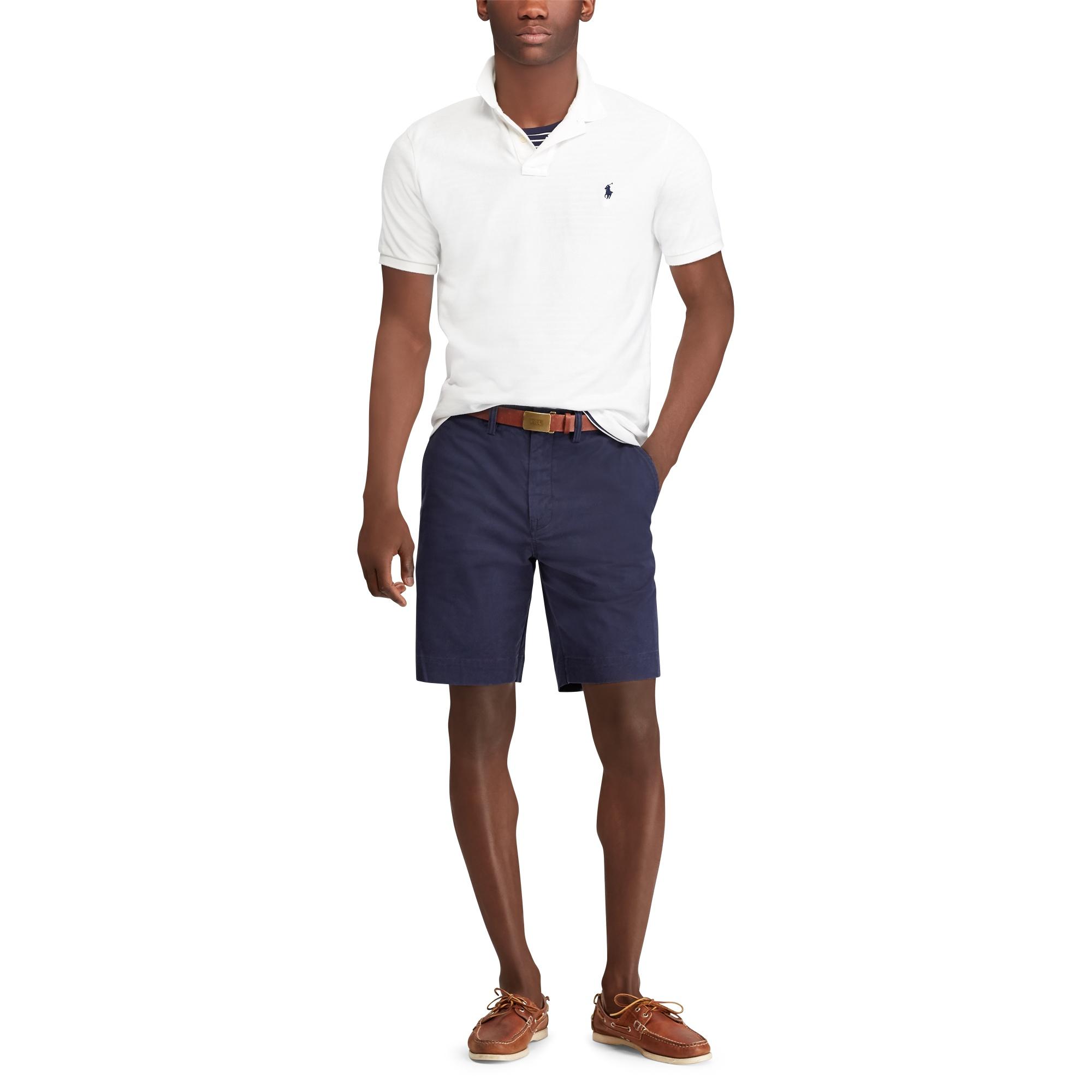 Ralph Lauren Cotton 9.5-inch Stretch Classic Fit Chino Short in Blue for Men - Lyst