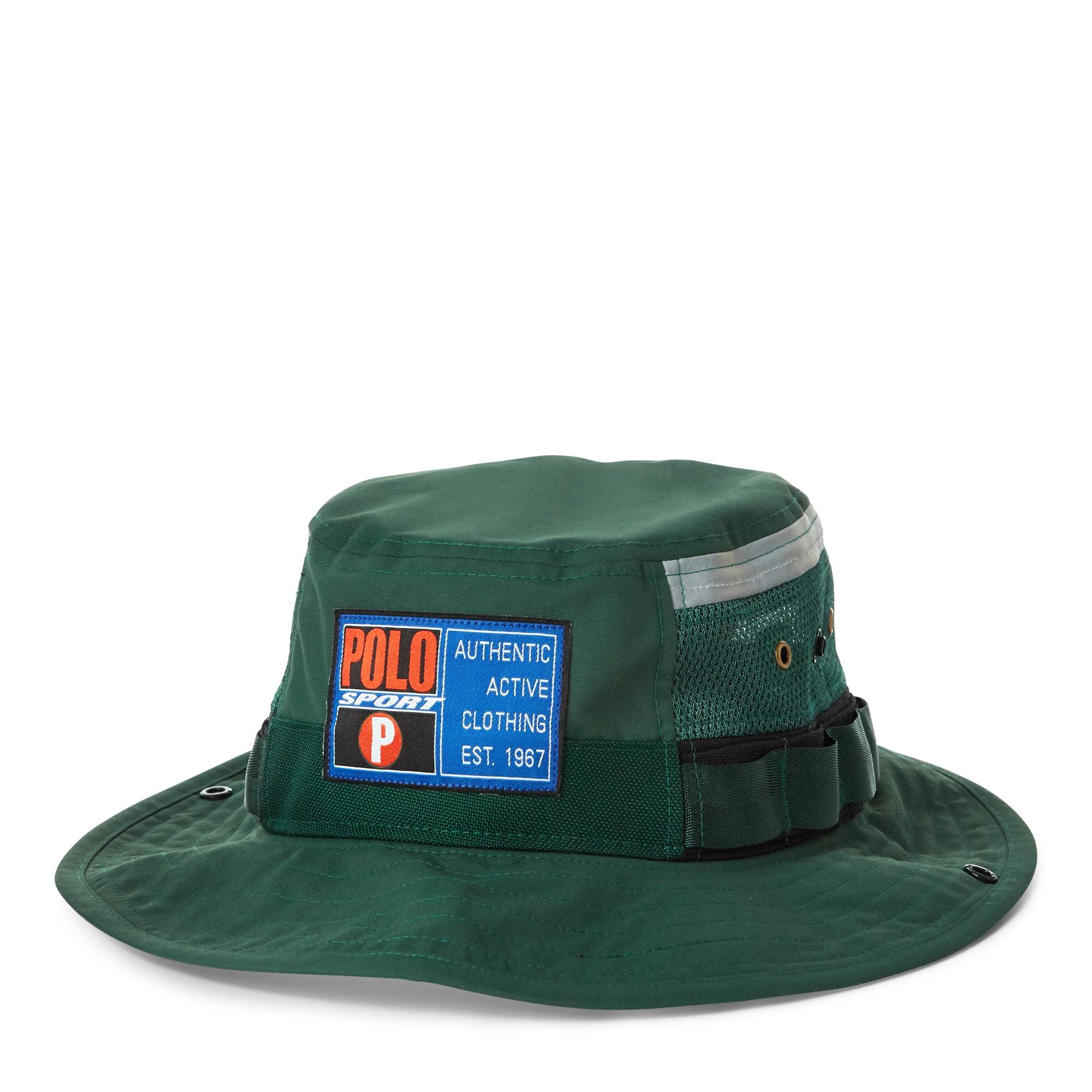 green polo hat