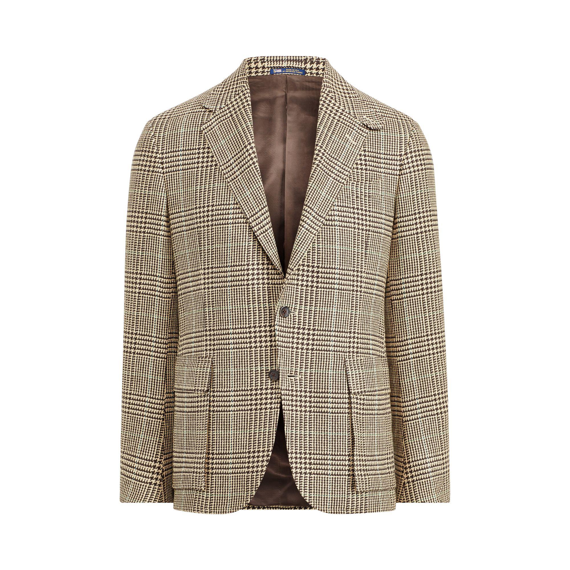 Polo Ralph Lauren The Rl67 Glen Plaid Jacket in Brown for Men | Lyst Polo Ralph Lauren The Rl67 Glen Plaid Jacket in Brown for Men | Lyst