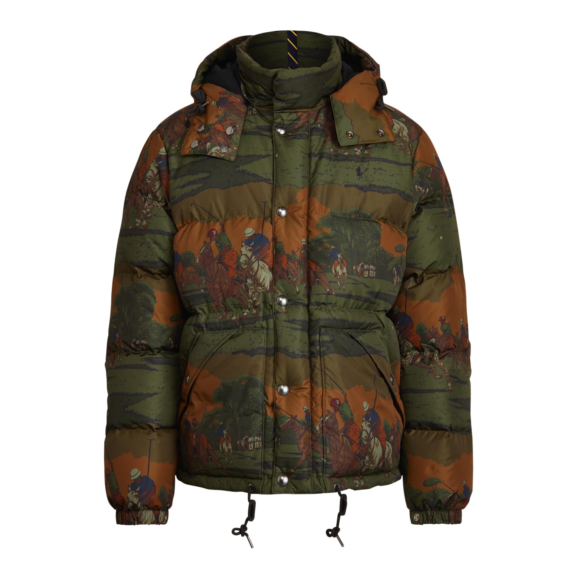 Ralph Lauren Equestrian-print Down Coat for Men | Lyst