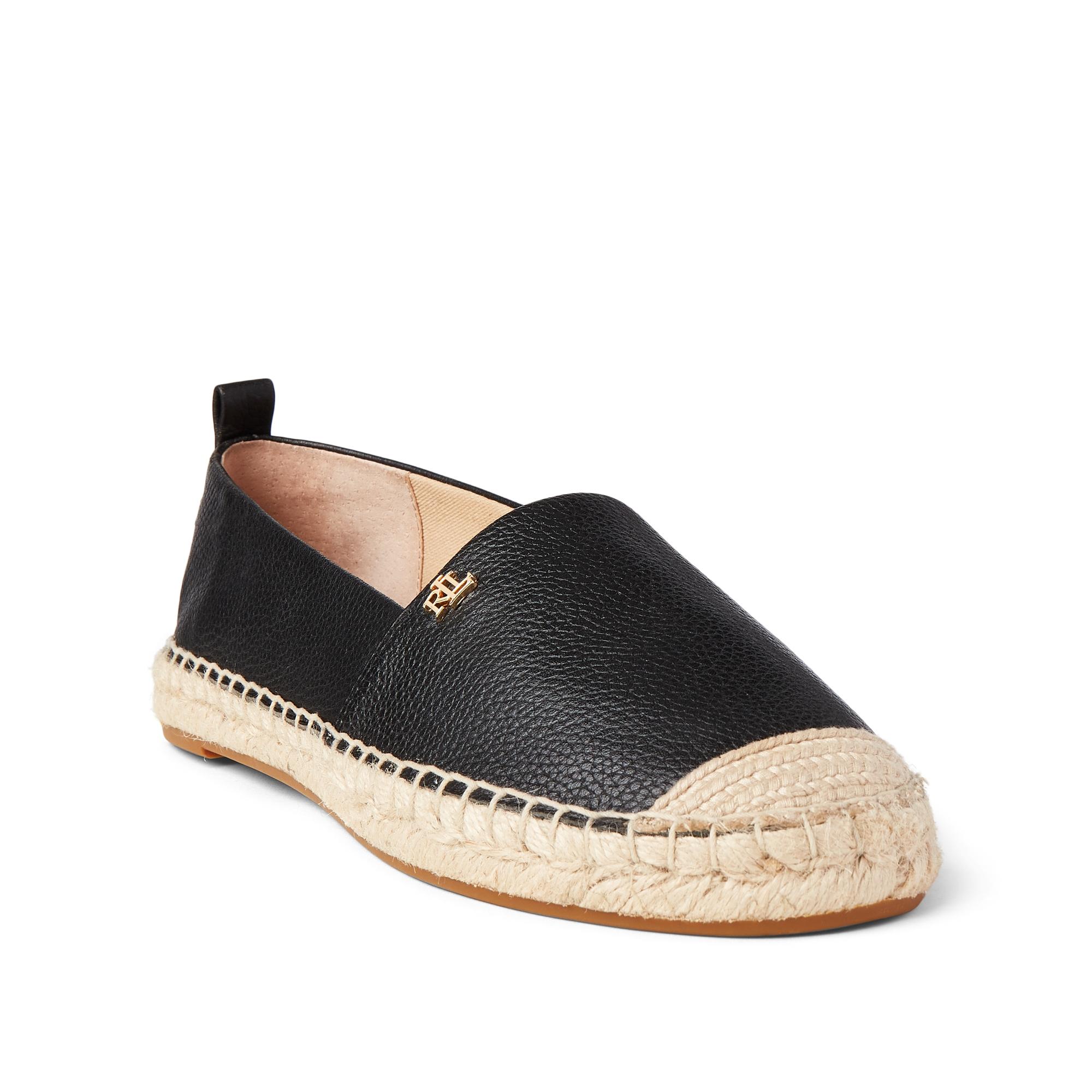 cameryn tumbled leather espadrille