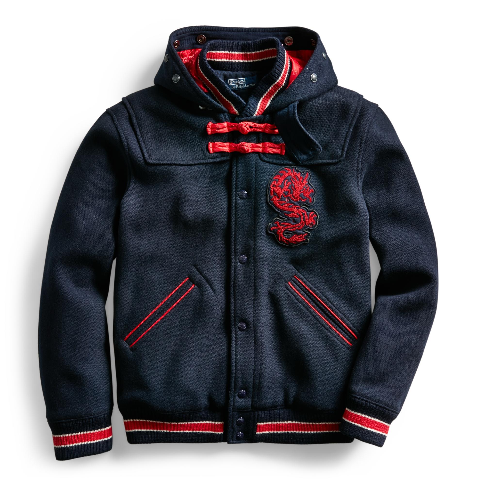 Polo Ralph Lauren Polo Clot Hooded Jacket in Blue for Men | Lyst