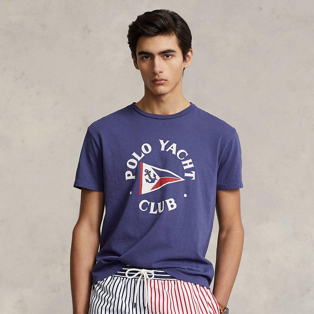 Polo Ralph Lauren Classic Fit Polo Yacht Club T-shirt in Blue for Men ...