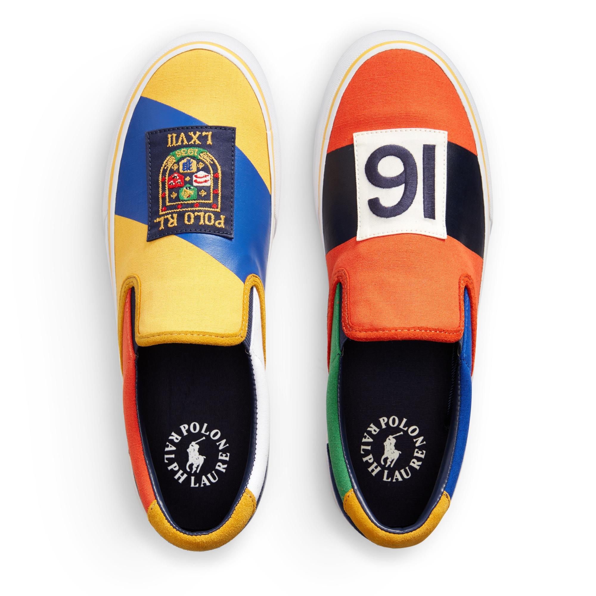 Polo Ralph Lauren Thompson Color-blocked Sneaker for Men | Lyst