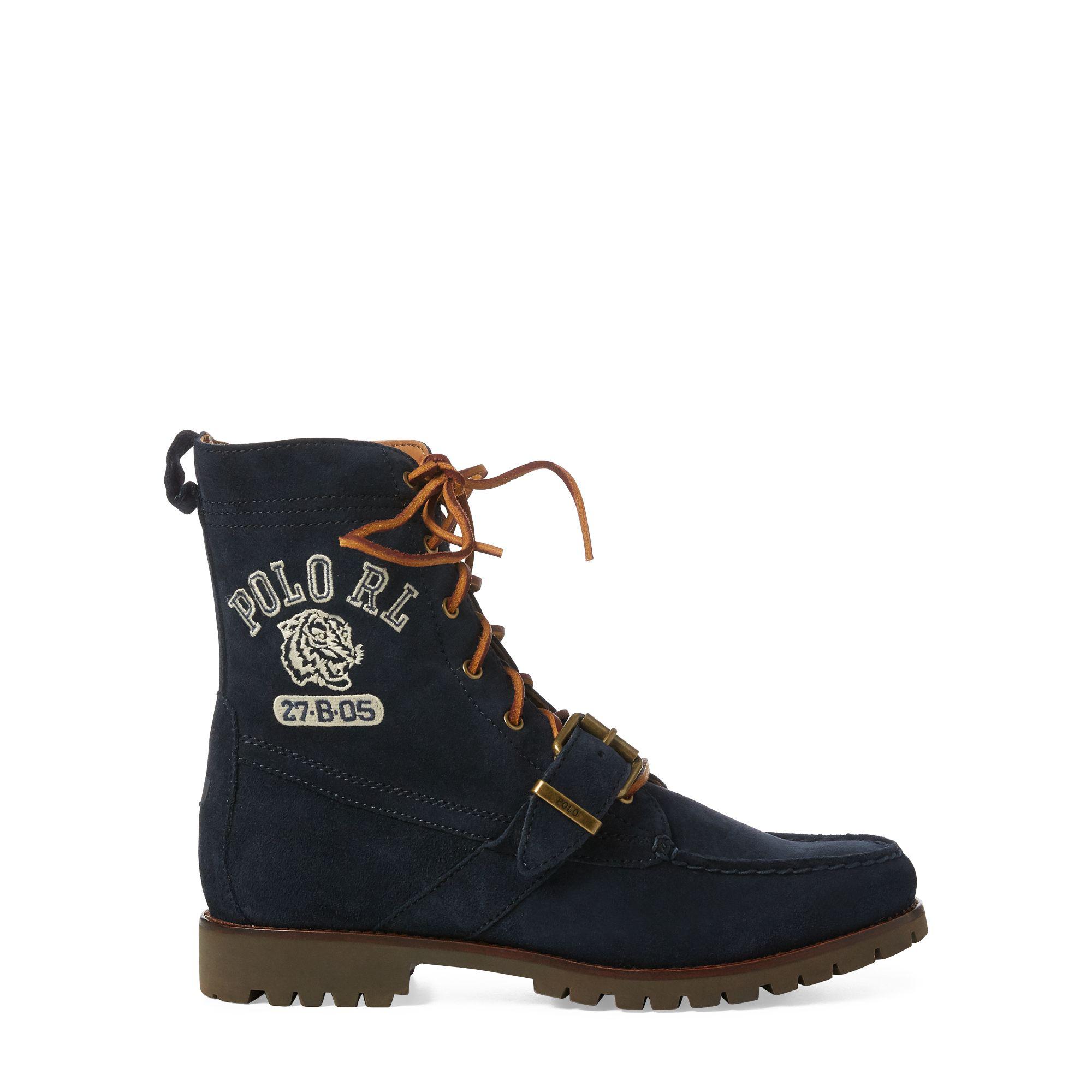 ranger polo tiger suede boot