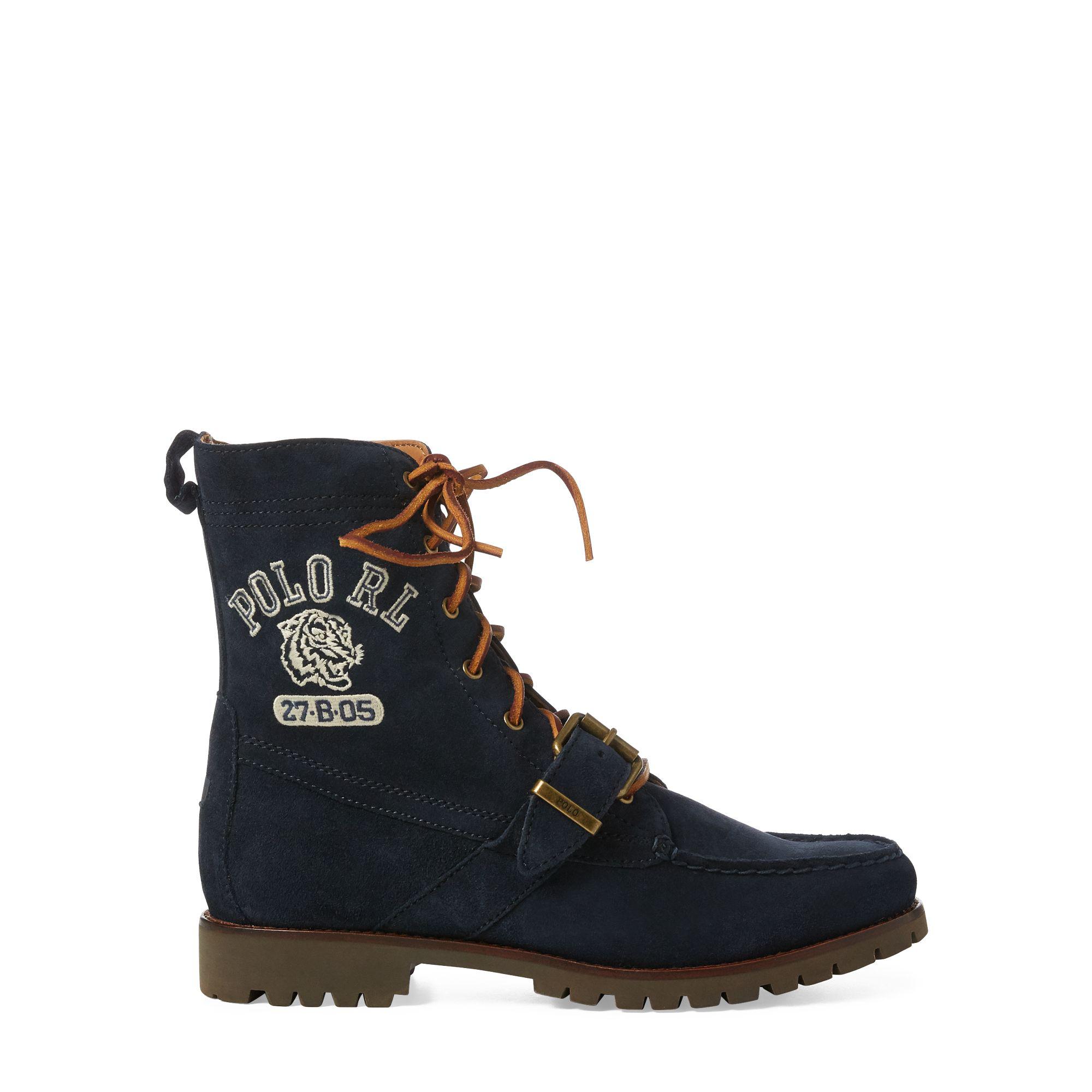 Blue Suede Polo Boots | vlr.eng.br