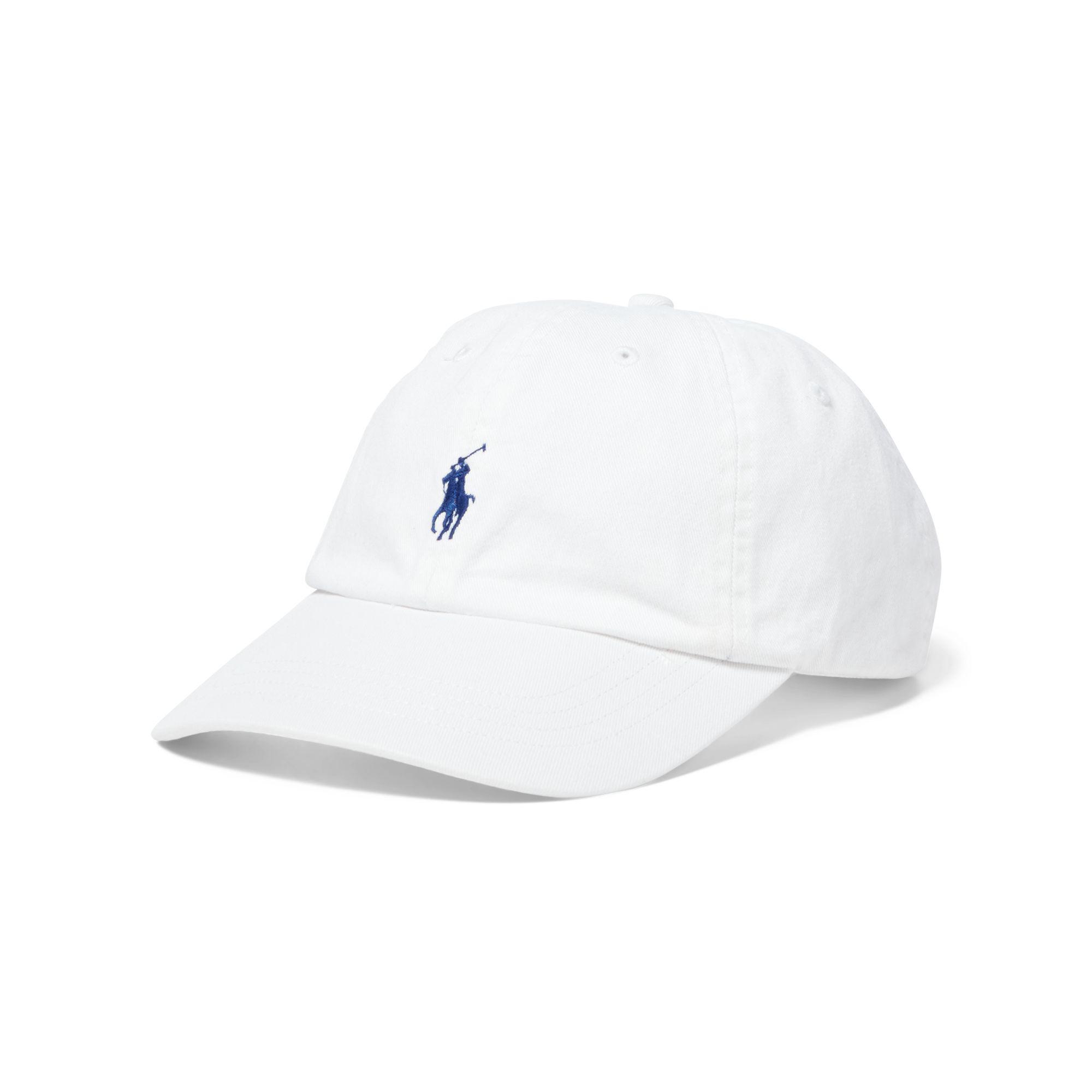 Polo Ralph Lauren White Baseball Cap With Logo for Men - Save 54% - Lyst