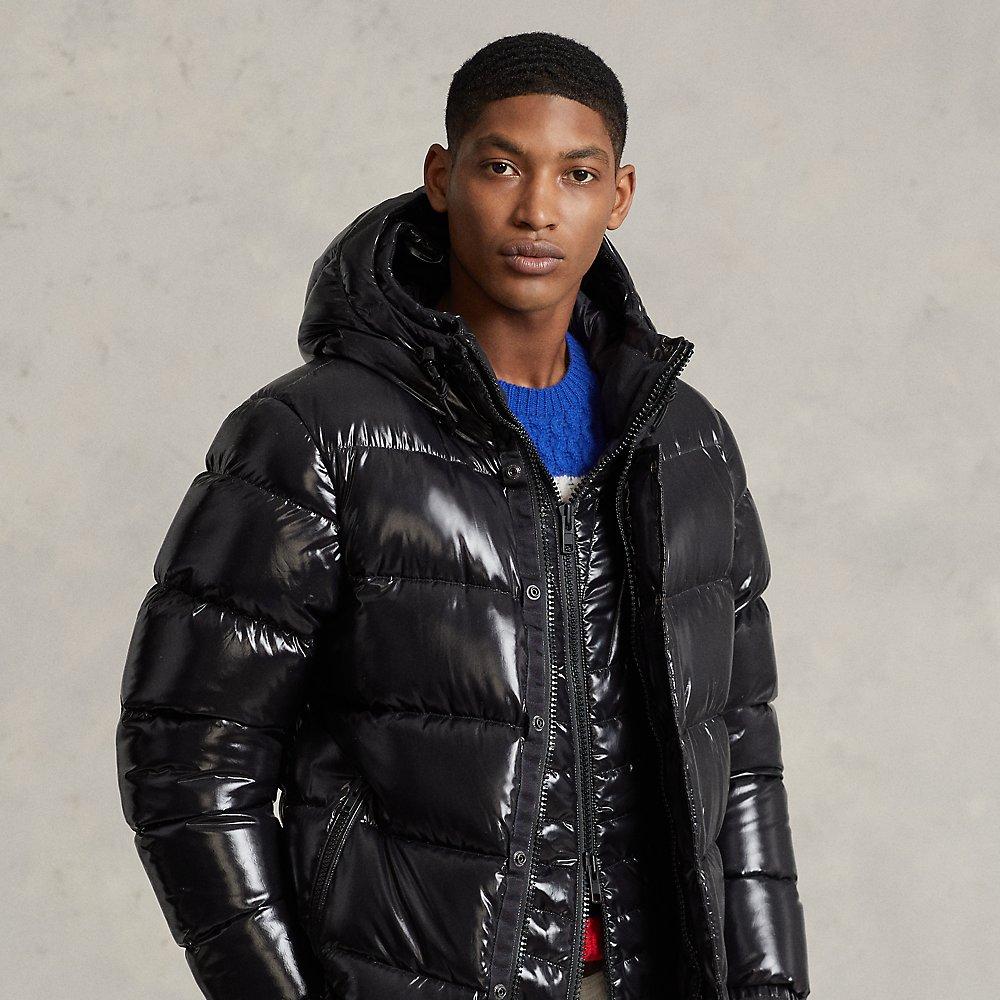 Ralph Lauren Synthetic Water-resistant Down Hooded Jacket in Black for ...