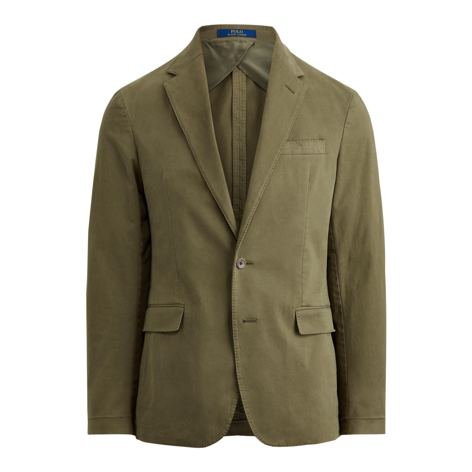 Ralph Lauren Stretch Chino Suit Jacket in Green for Men | Lyst