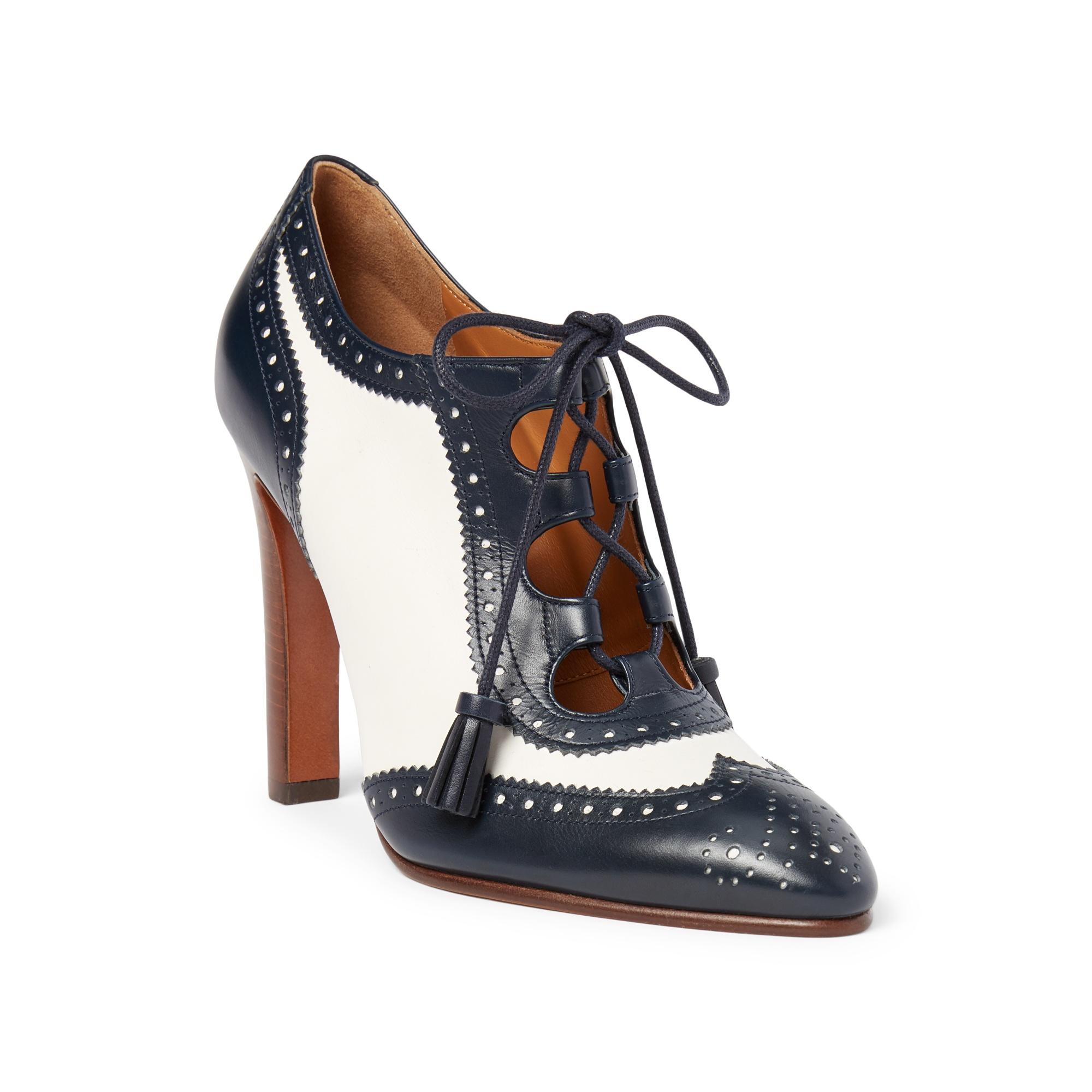 Ralph Lauren Scarlette Calfskin Pump in 