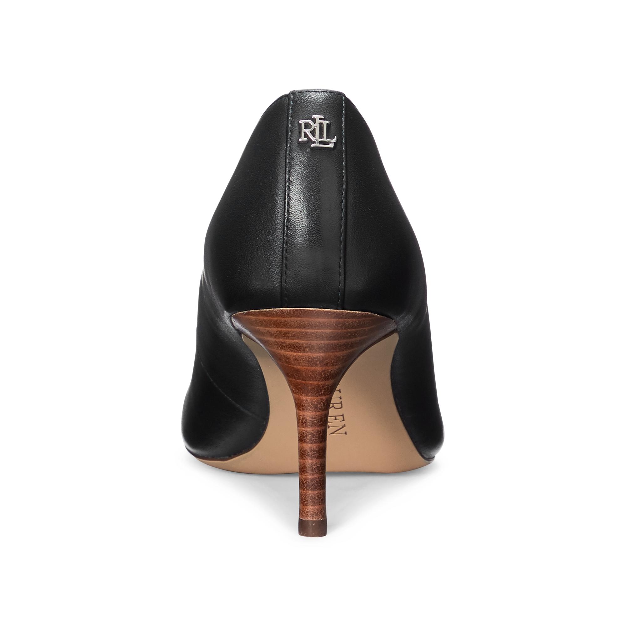 Ralph Lauren Lanette Nappa Leather Pump in Blue - Lyst