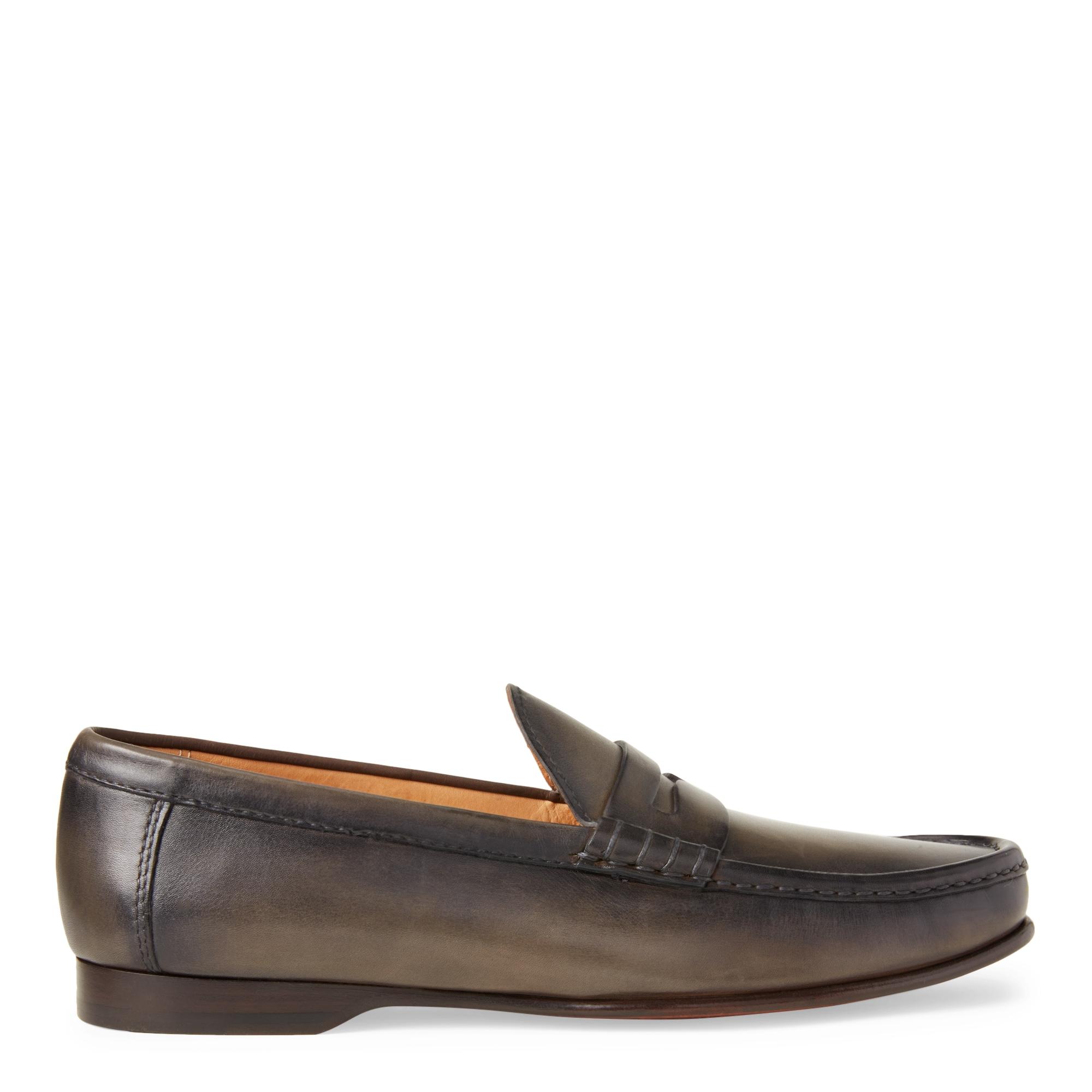 Ralph Lauren Purple Label Leather Chalmers Calfskin Penny Loafer in ...