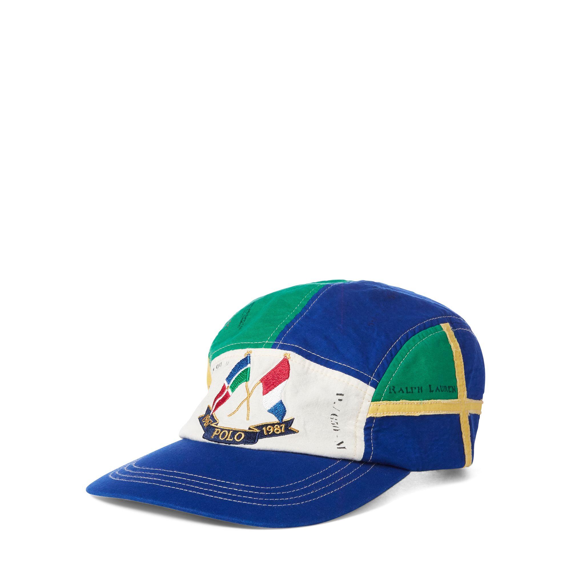 polo cross flags hat