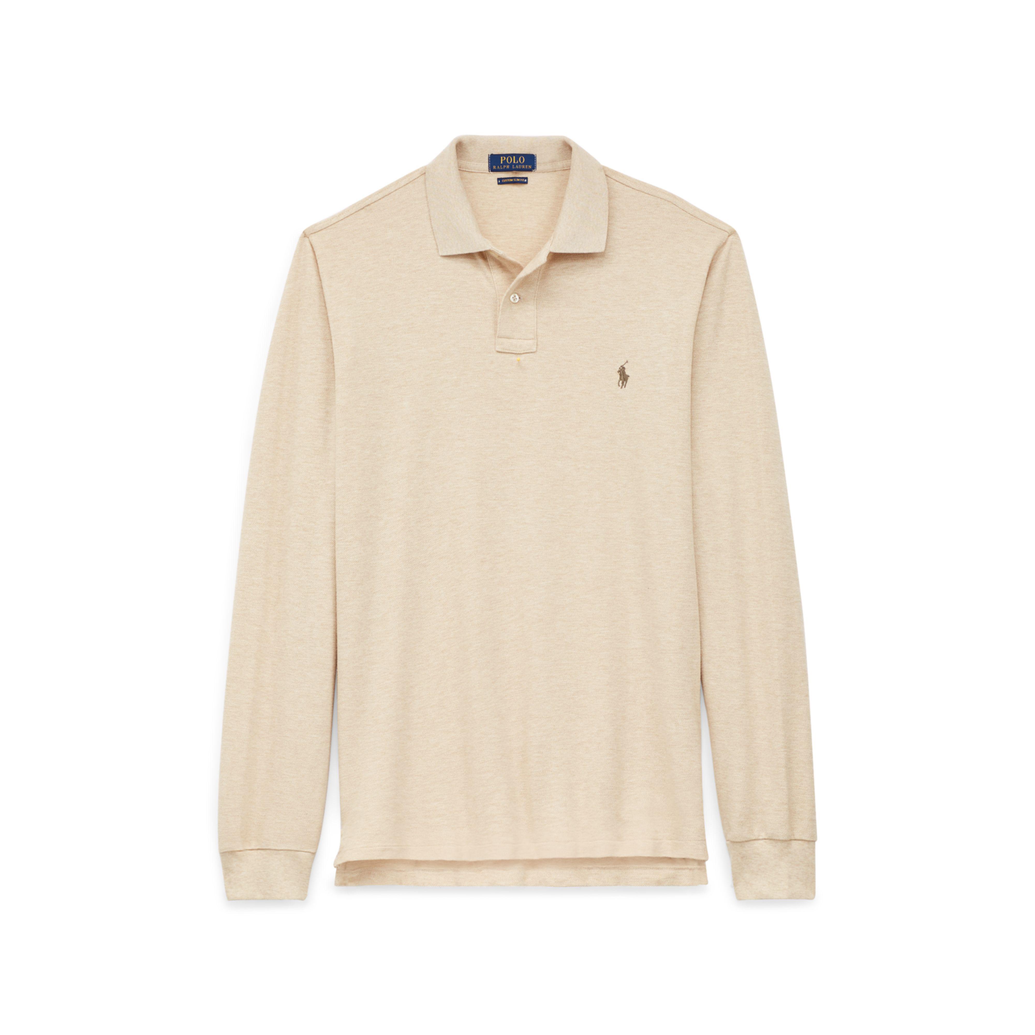 ralph lauren long sleeve mesh polo