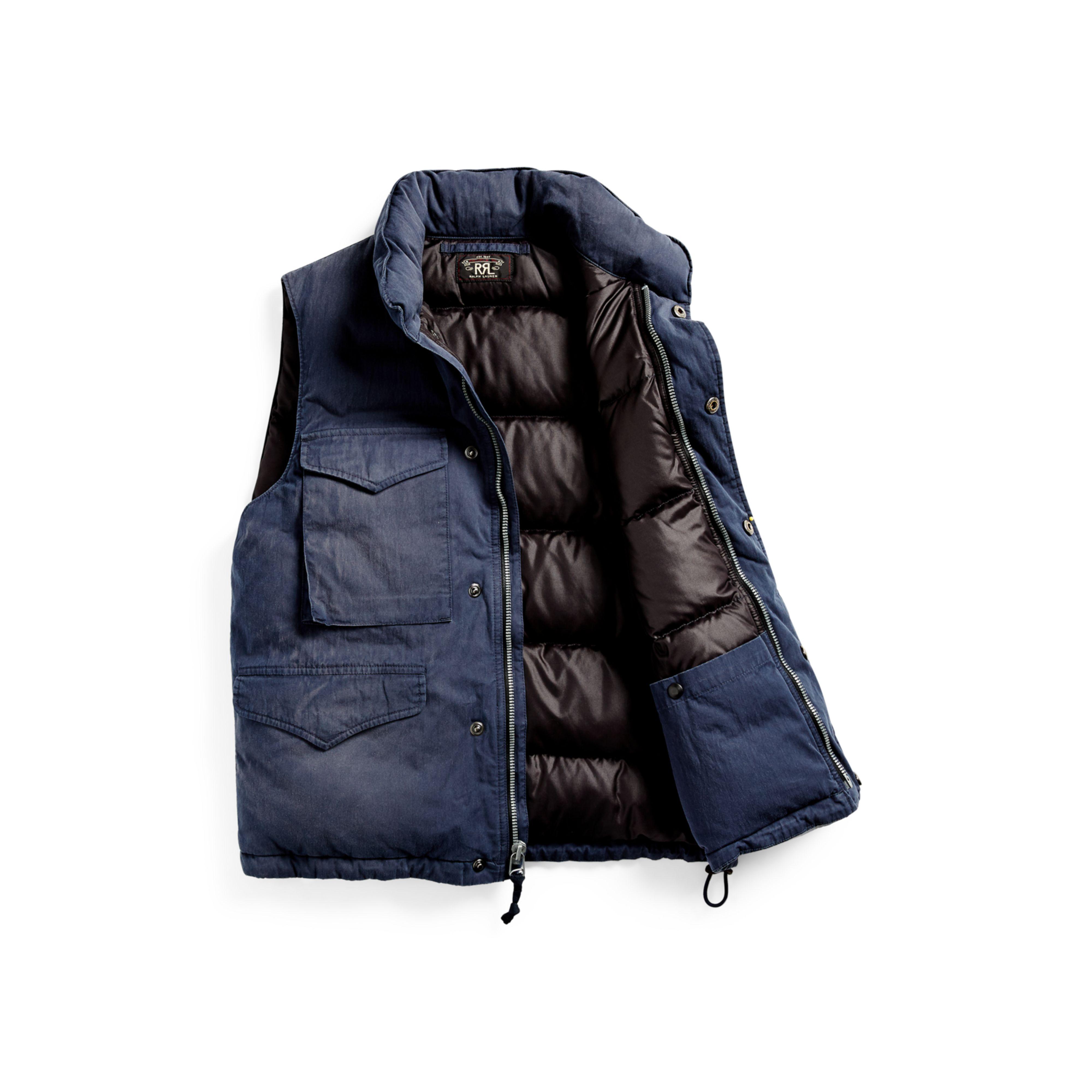 rrl down vest