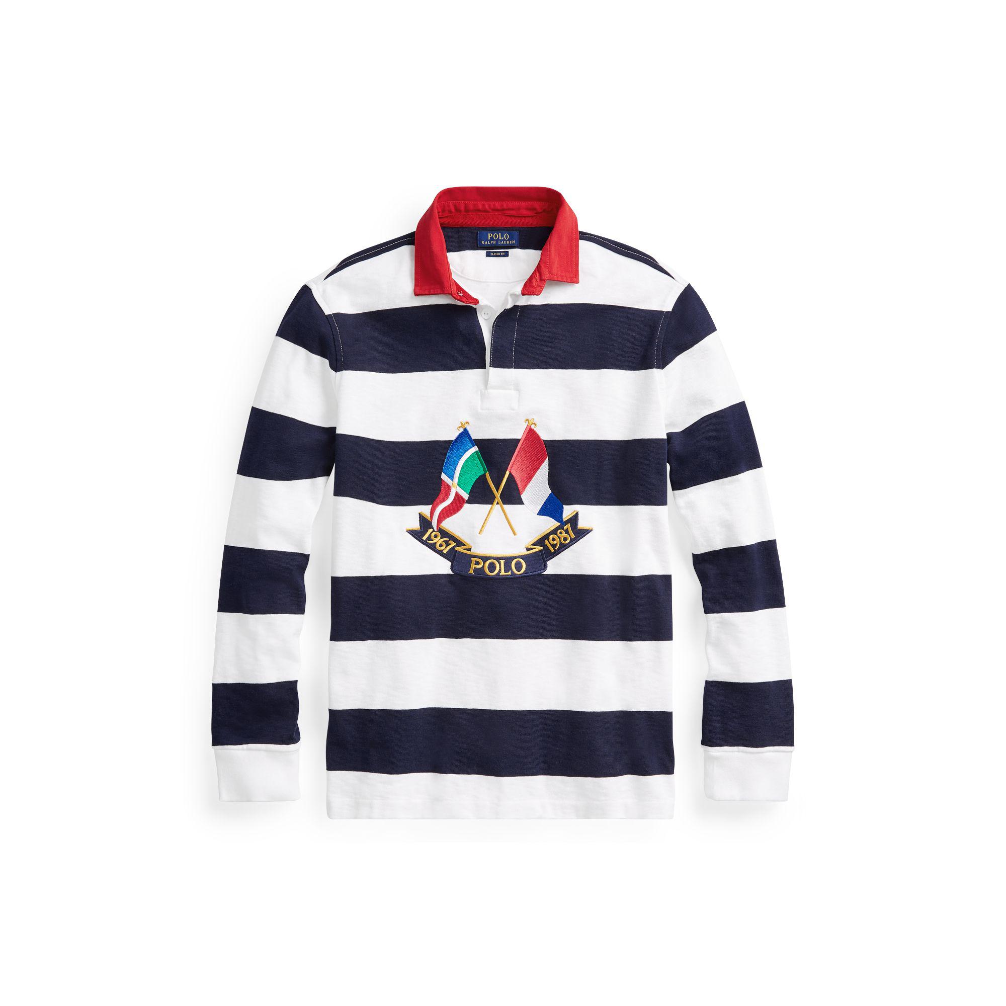 polo ralph lauren classic fit cotton rugby shirt