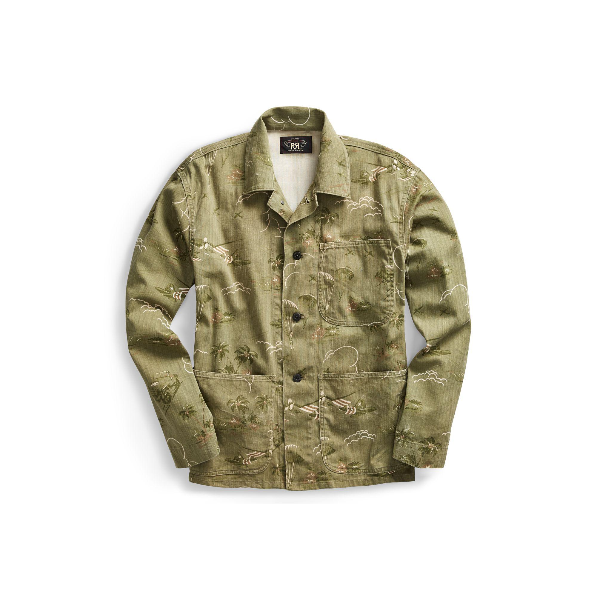 rrl quilted chore jacket