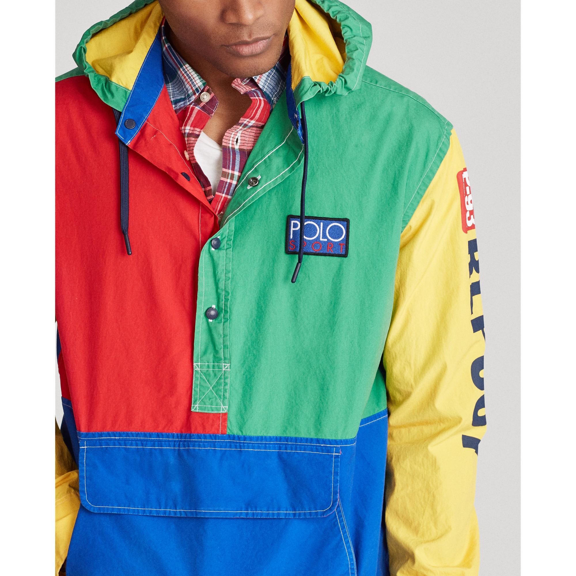 polo sport hooded popover