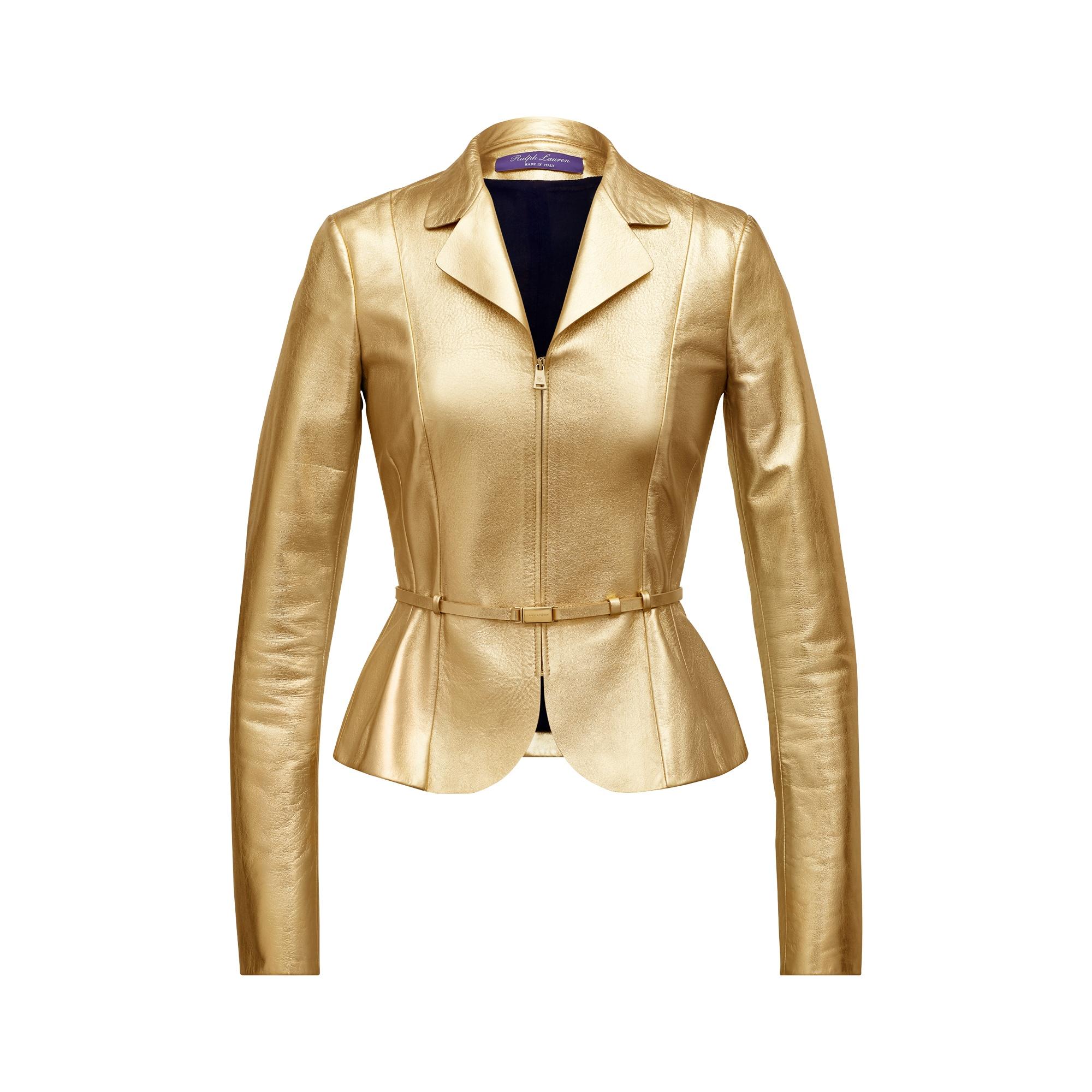 ralph lauren gold jacket