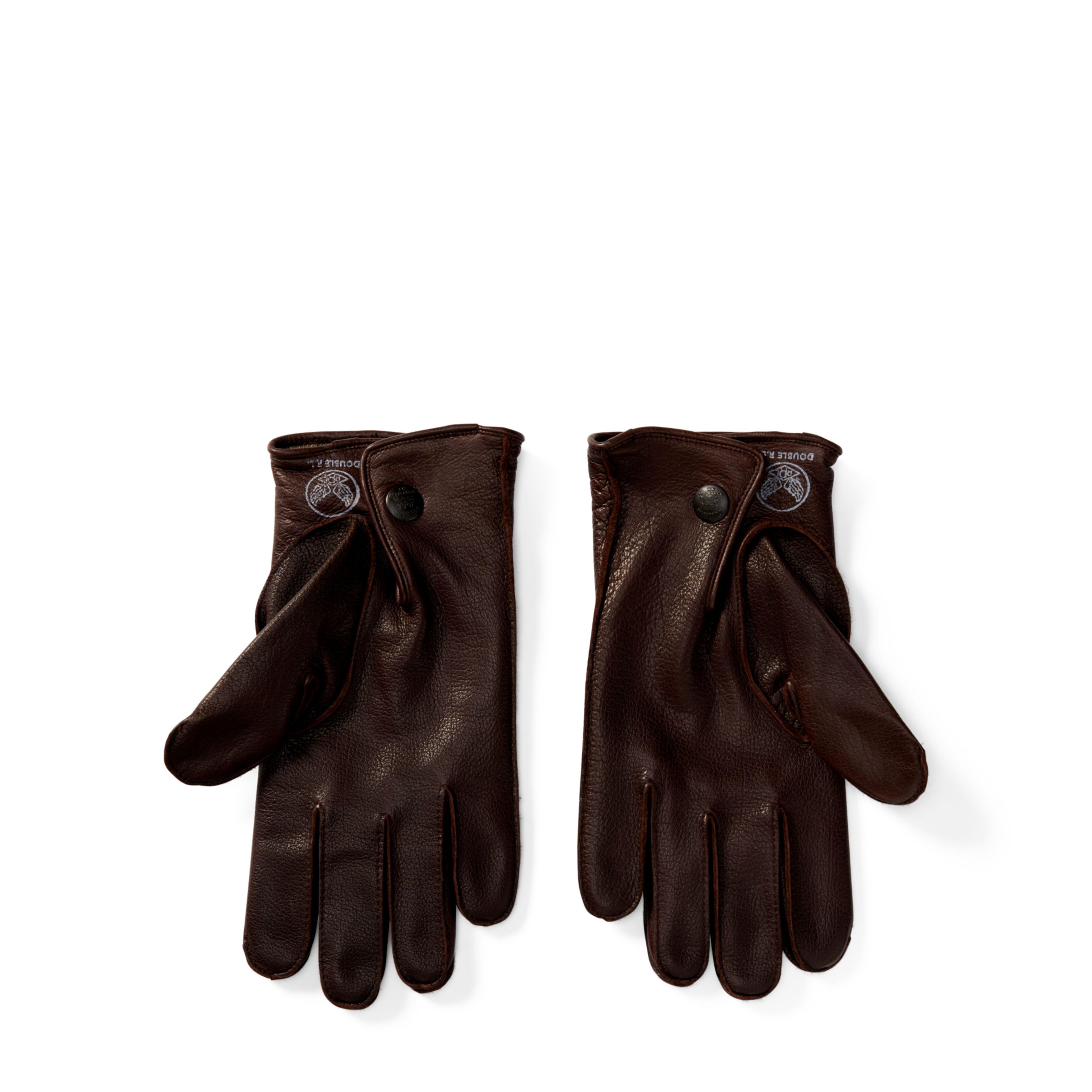 mens brown gloves leather