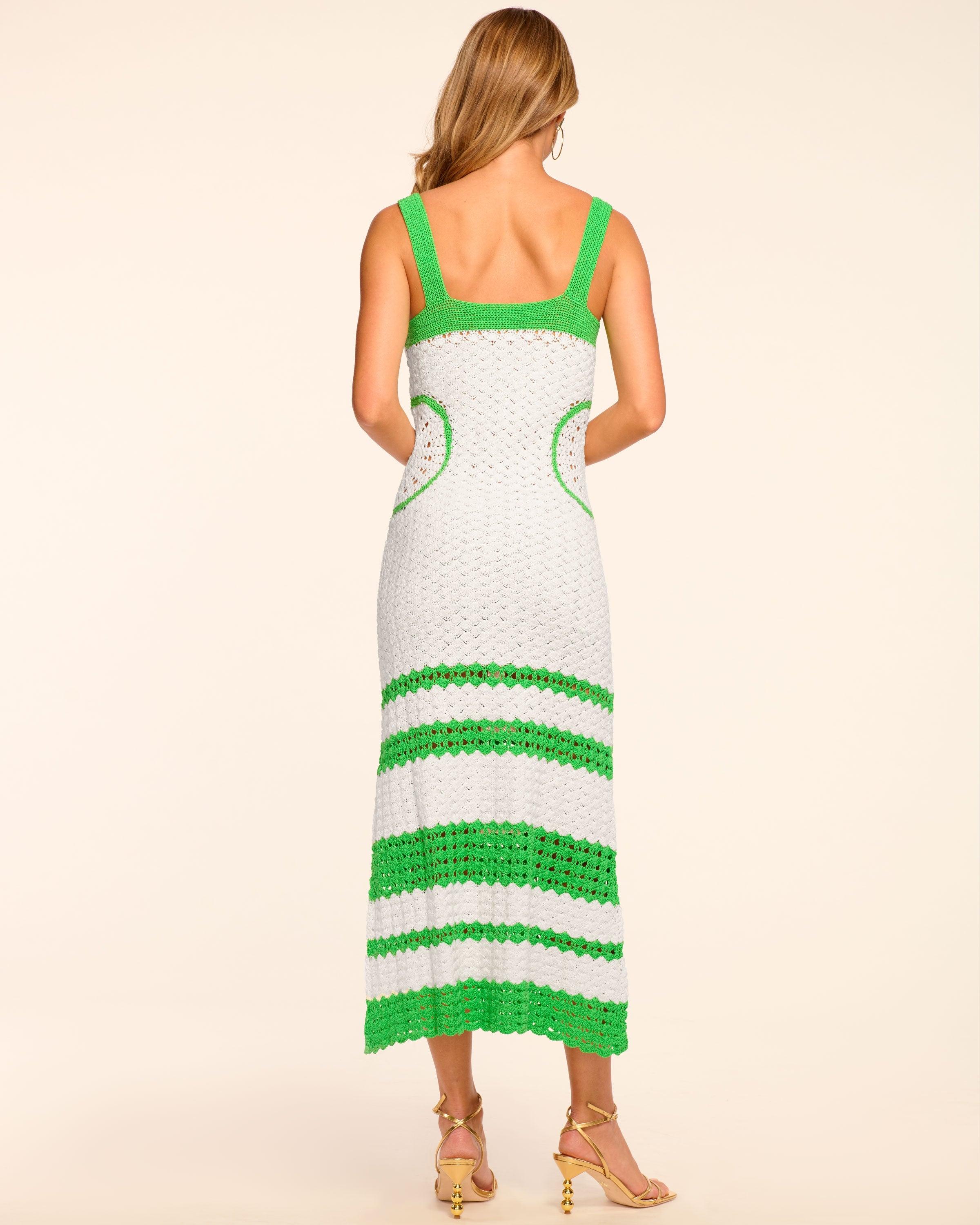 slim fit dress slacks Dalton Backless Crochet Maxi Dress main image 0