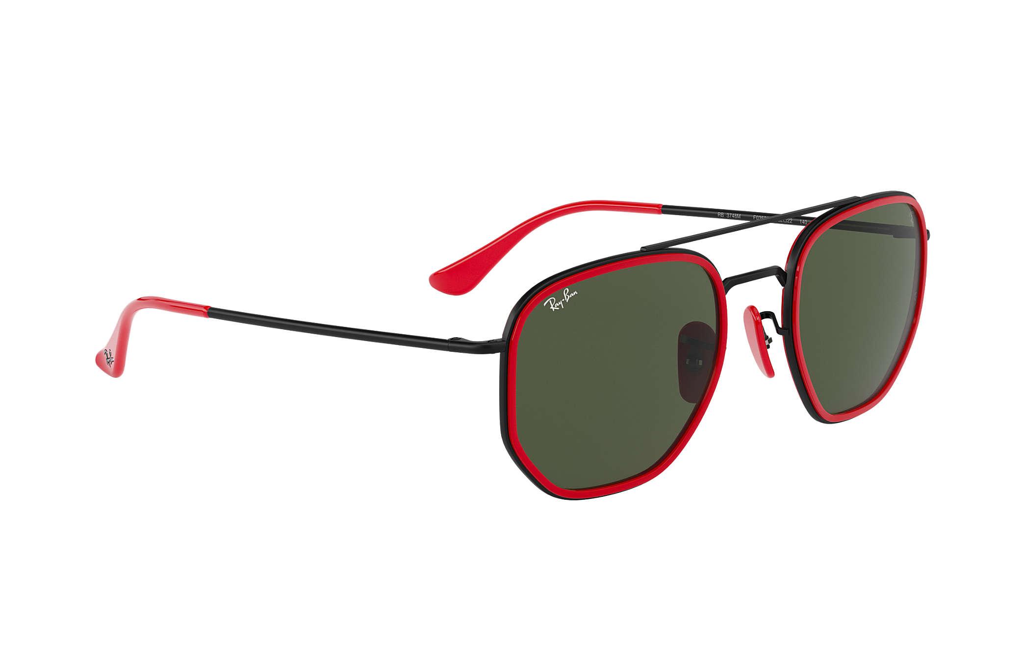 Ray-Ban Sunglasses RB 3748M F034/33 52-22-140 Scuderia Ferrari Gold / -  classypw.com