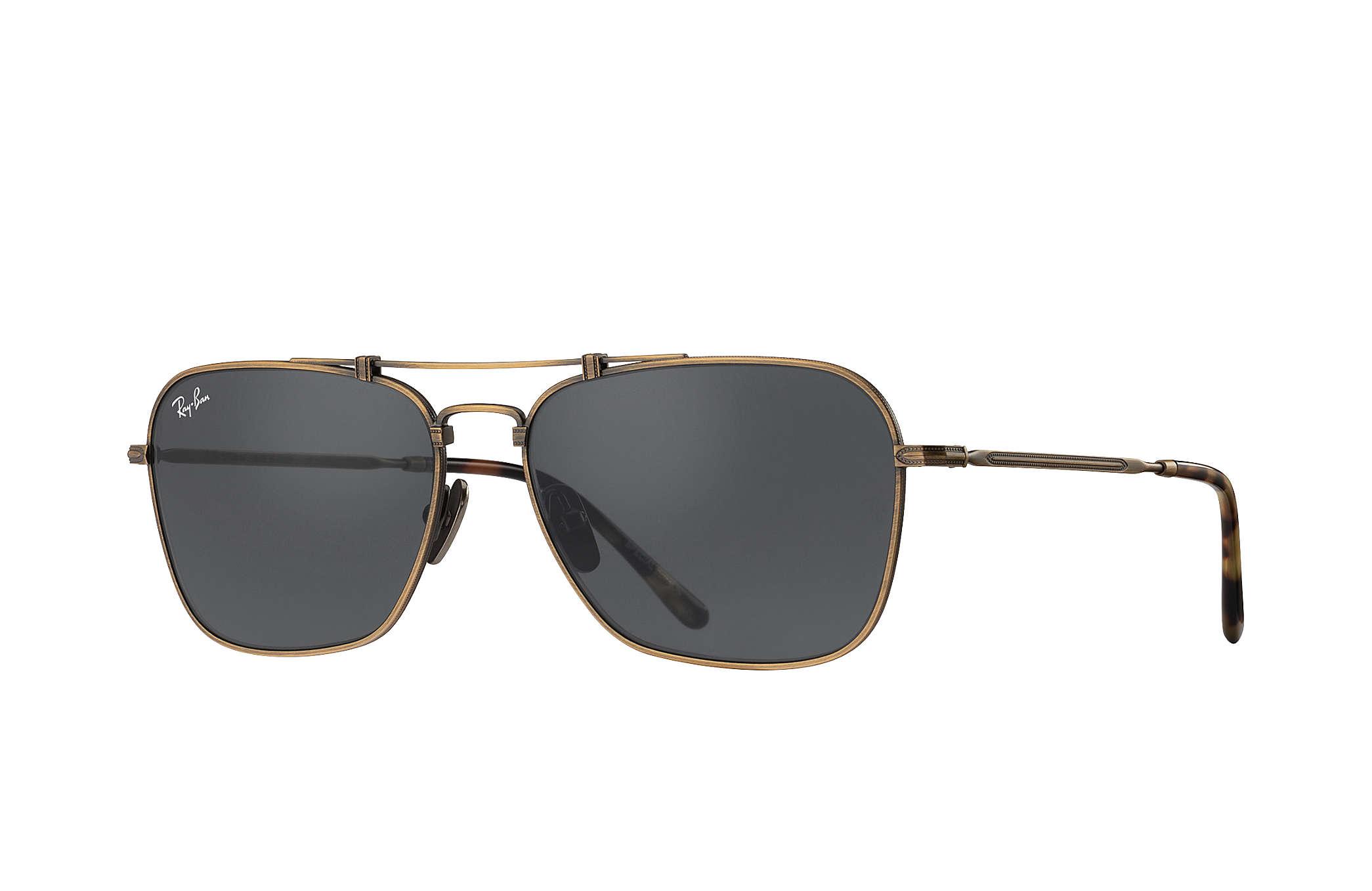 RayBan Caravan Titanium Sunglasses Lenses Lyst