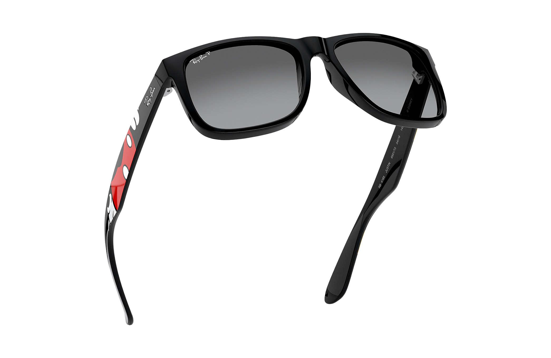 Ray-Ban Rb4165 Justin Mickey A20 Mickey Mouse Texture in Black - Lyst