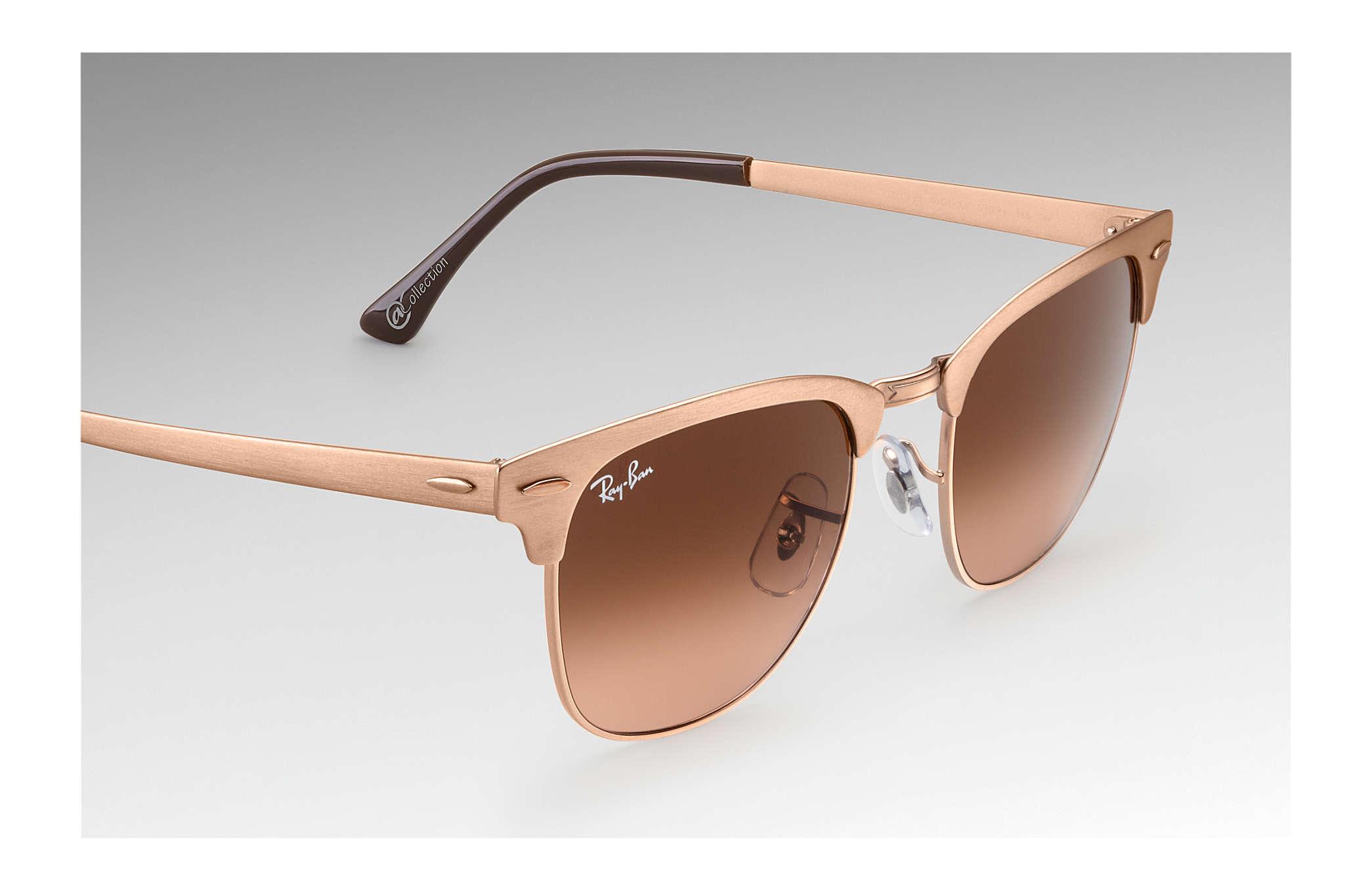 Ray-Ban Clubmaster Metal @collection Bronze-copper | Lyst