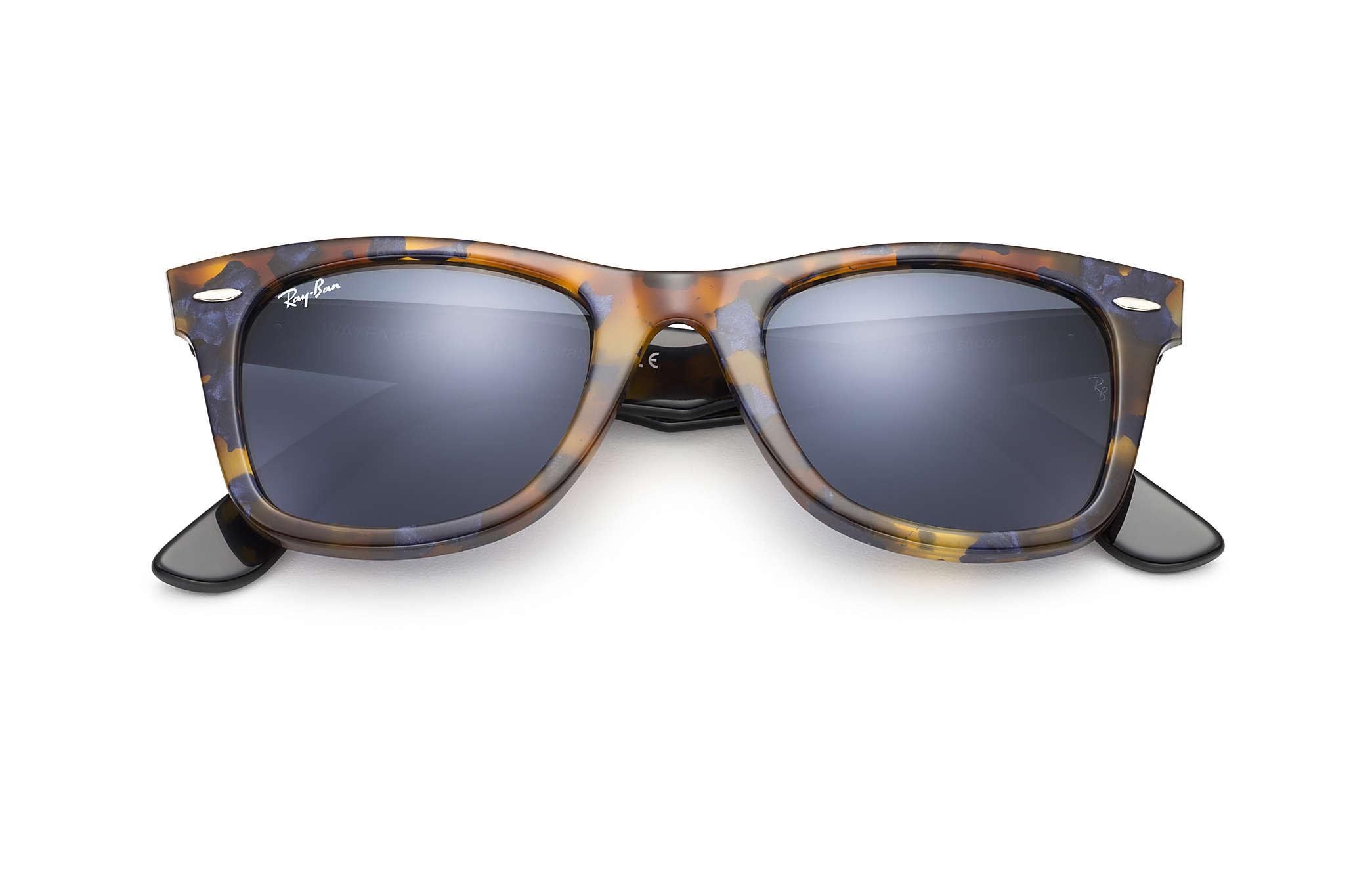 Ray-Ban Original Wayfarer Fleck in Blue | Lyst