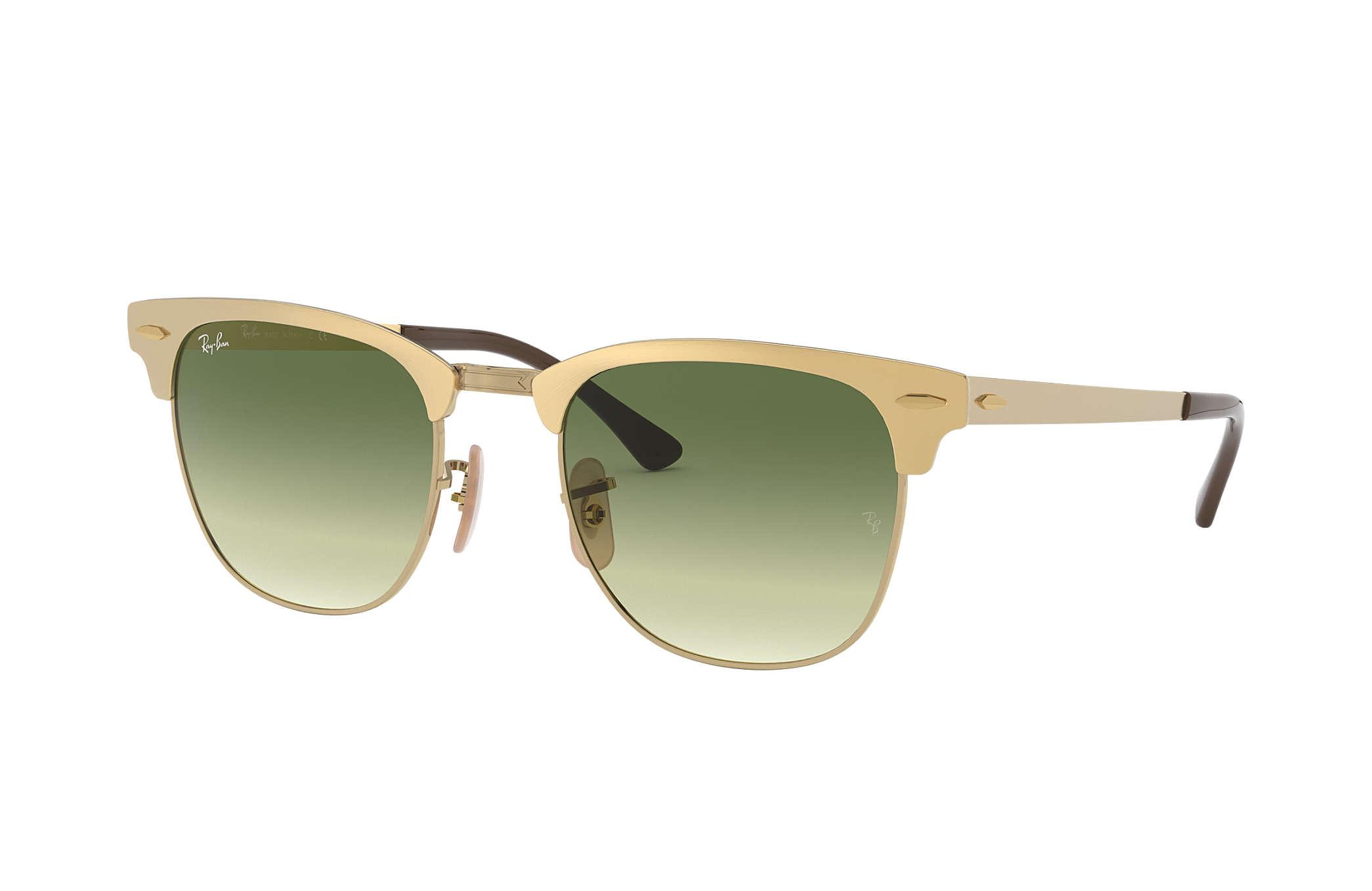 clubmaster metal gold