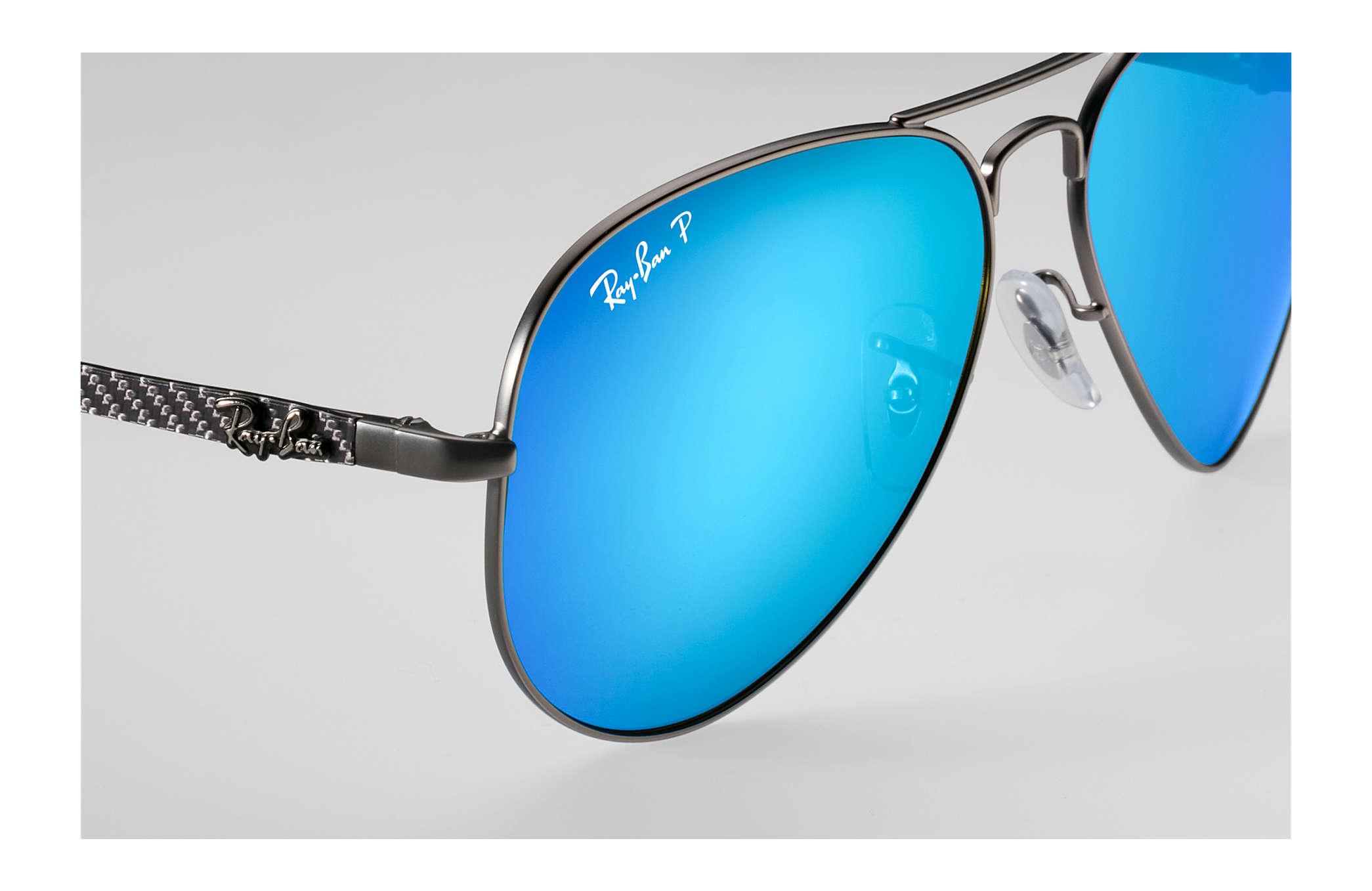 RayBan Rb8317 Chromance Gunmetal in Blue Lyst