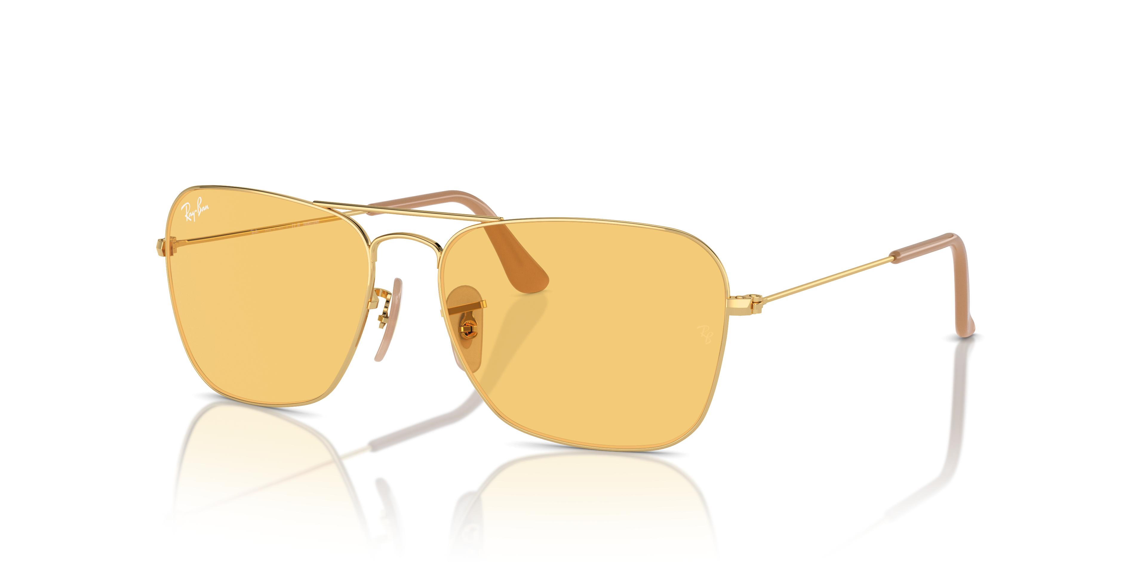 Ray-Ban Caravan Ambermatic Lenses Revisited Sunglasses Frame  display picture 3