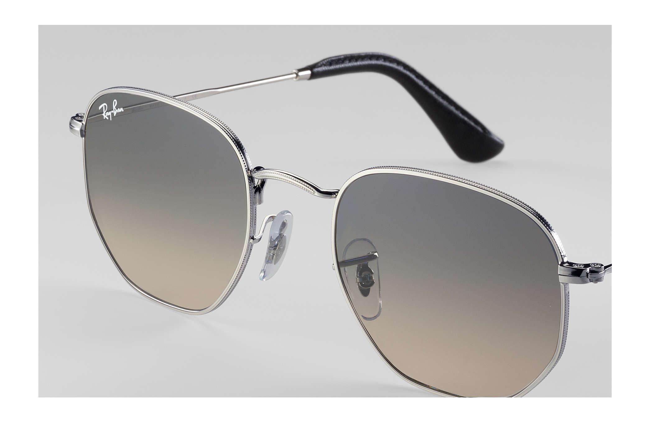 Ray-Ban Hexagonal @collection in Silver/Light Grey (Gray) - Lyst