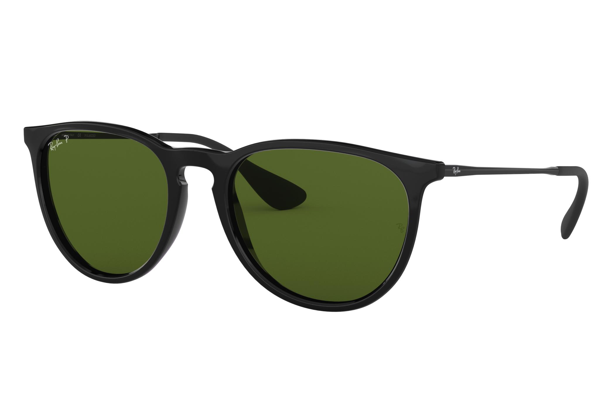 Ray-Ban Erika Classic Sunglasses Frame Green Lenses Polarized | Lyst