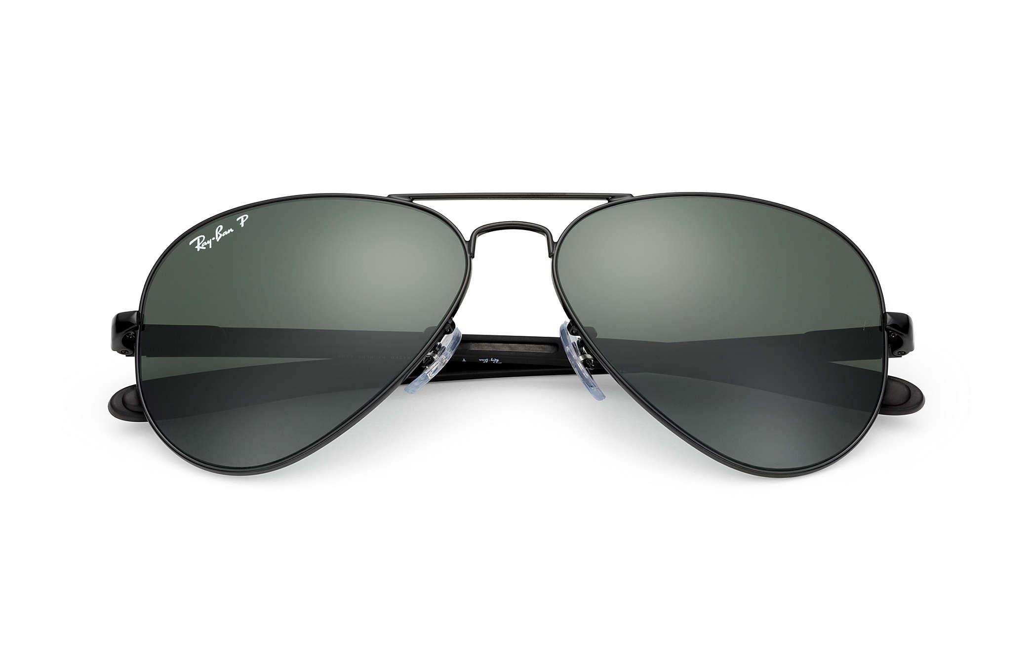 Ray-Ban Rubber Aviator Carbon Fibre in Black/Green (Green) for Men - Lyst