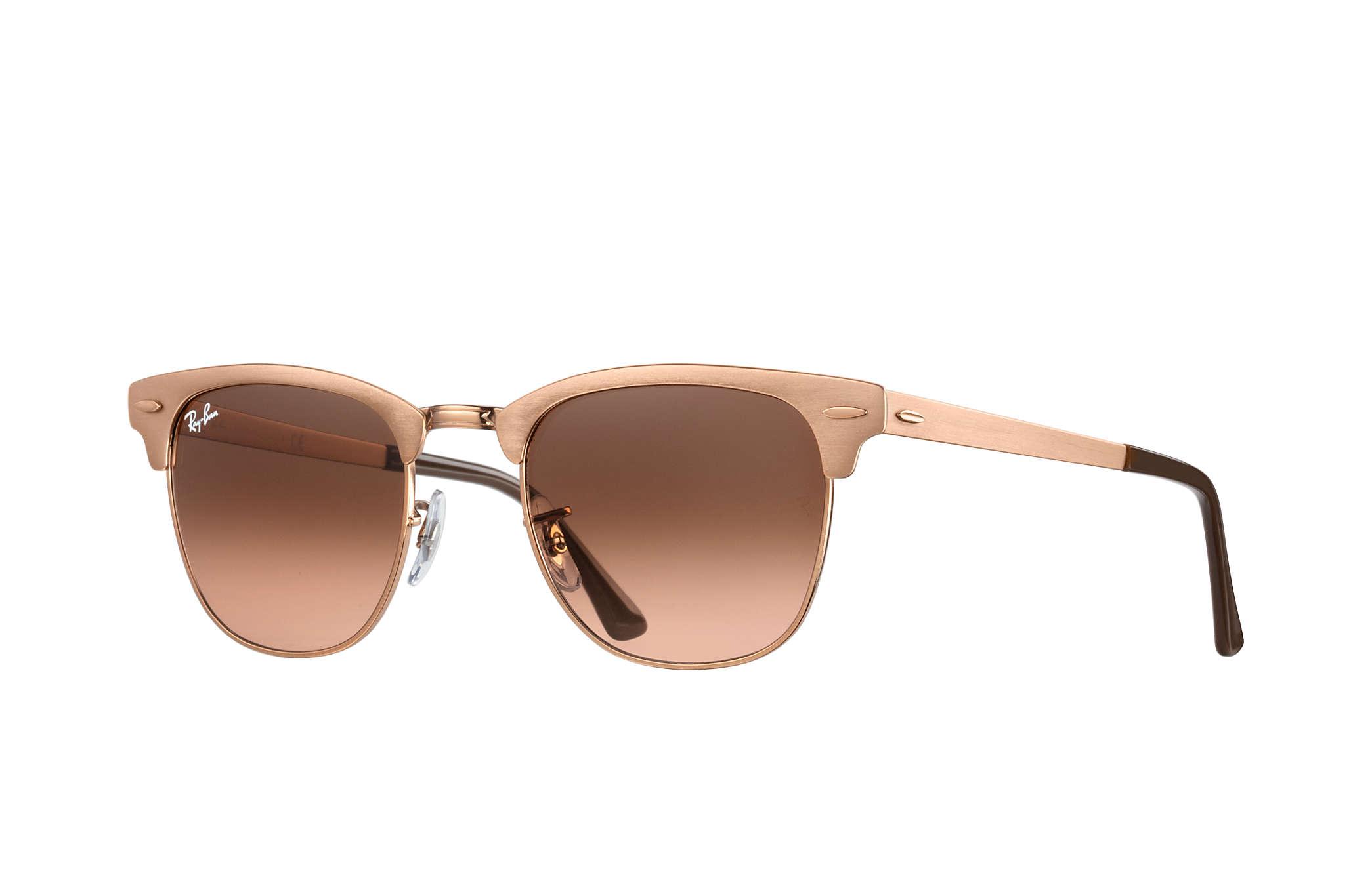 Ray-Ban Clubmaster Metal @collection Bronze-copper | Lyst