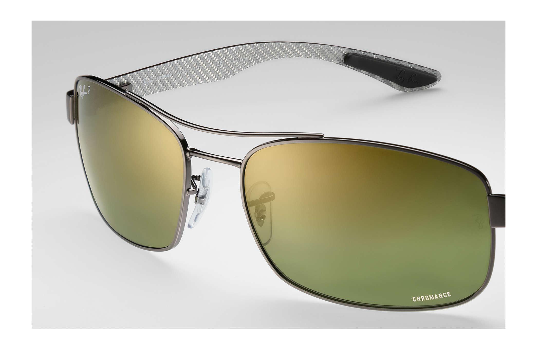 ray ban chromance green