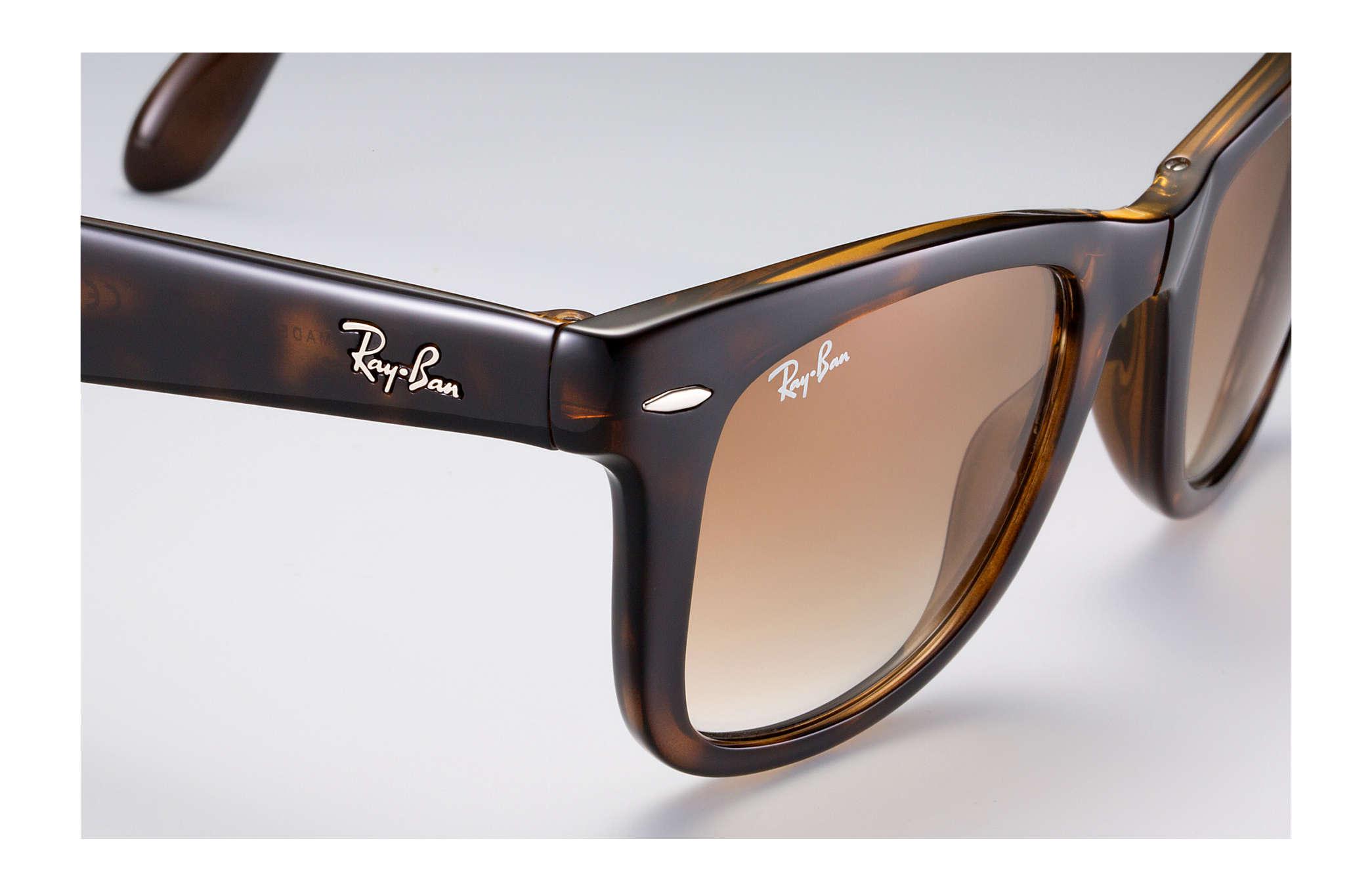 Ray-Ban Wayfarer Folding Classic in Brown - Lyst