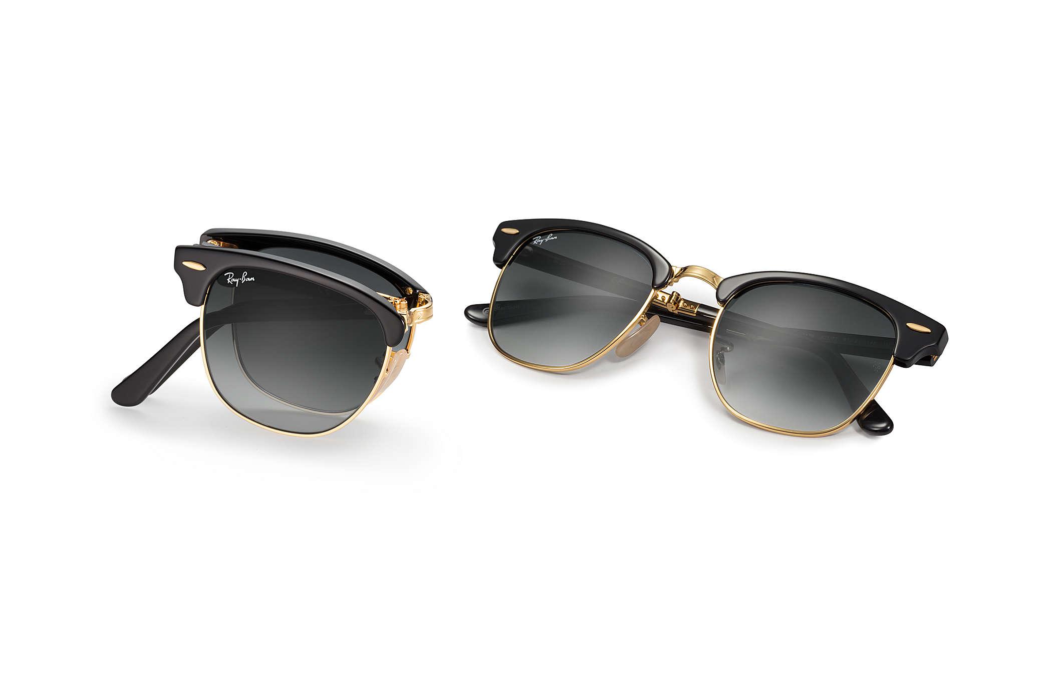clubmaster ray ban folding