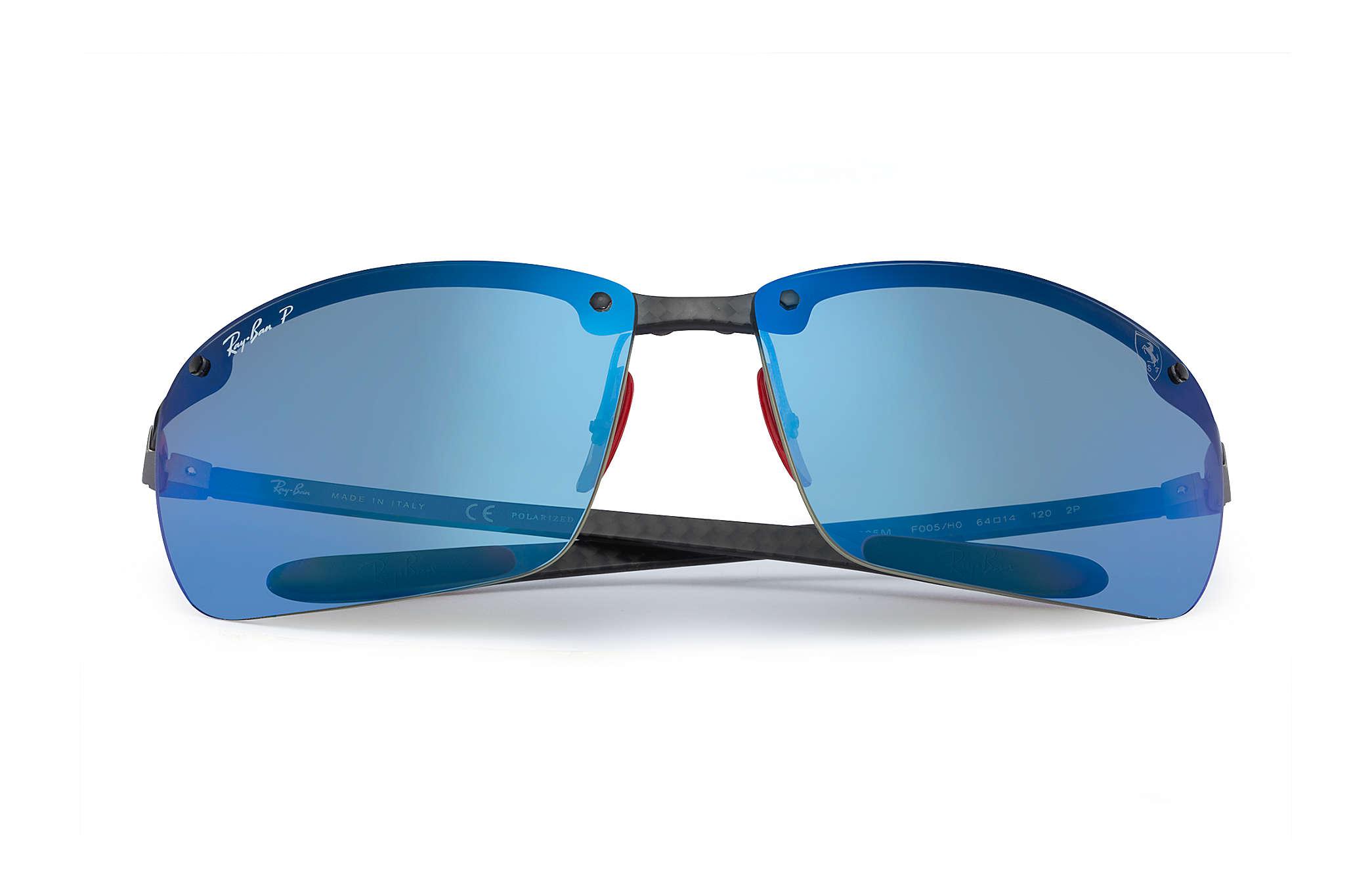 Ray-Ban Rubber Rb8305m Scuderia Ferrari Collection in Black/Blue (Blue) for  Men - Lyst
